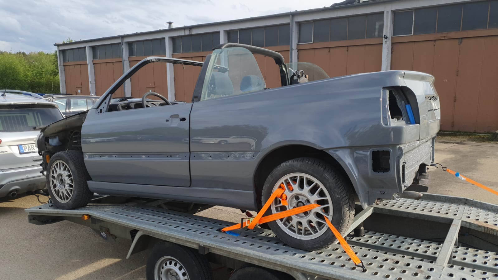 Golf 3 Cabrio von Justins Freundin frisch gelackt