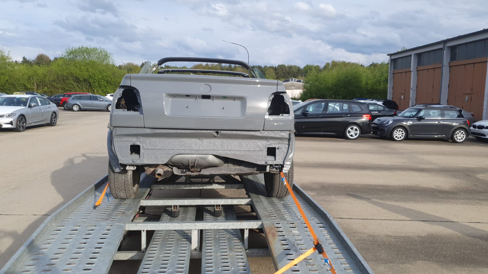 Golf 3 Cabrio von Justins Freundin frisch gelackt