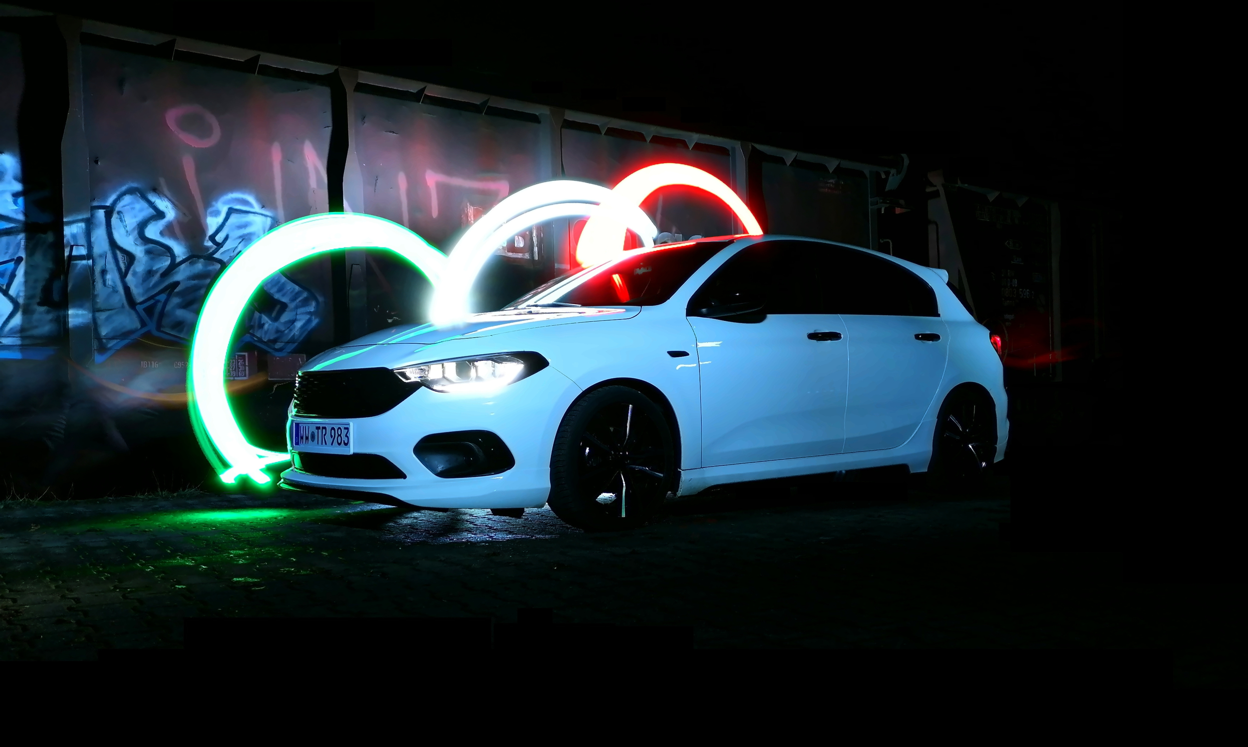 Nightshoot/Lightpainting first try