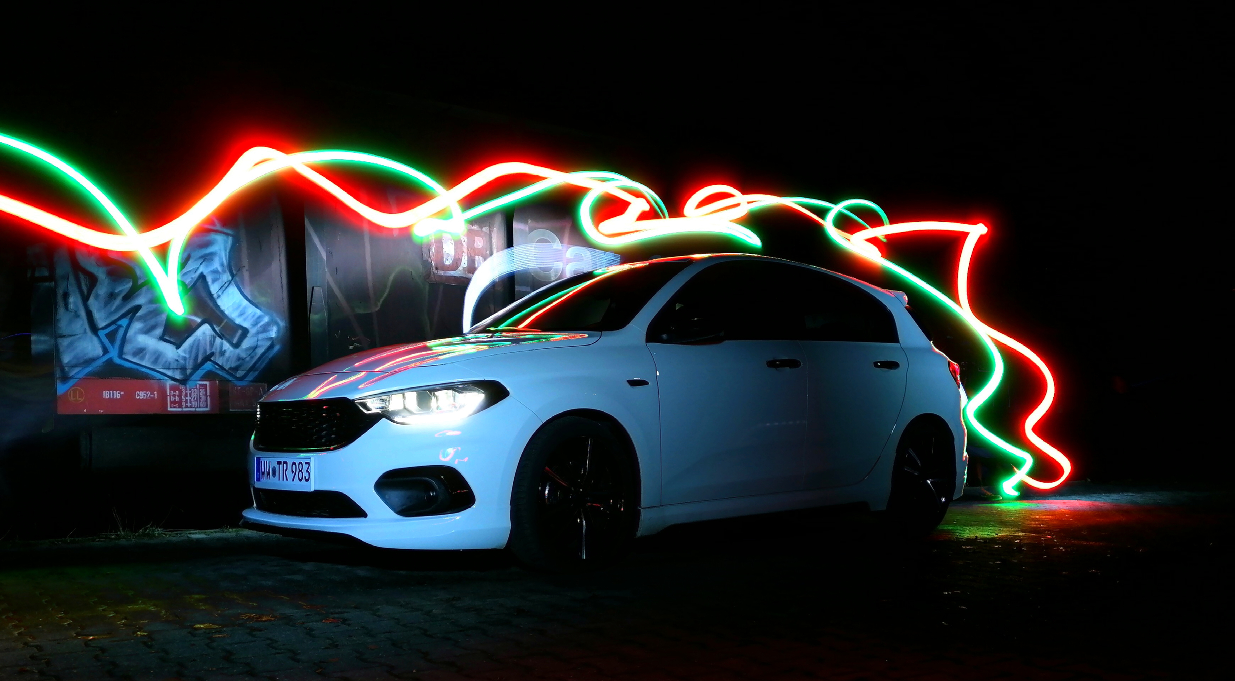 Nightshoot/Lightpainting first try