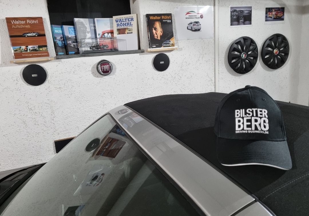 Kappe vom letzten Fahrertraining mit dem Spider