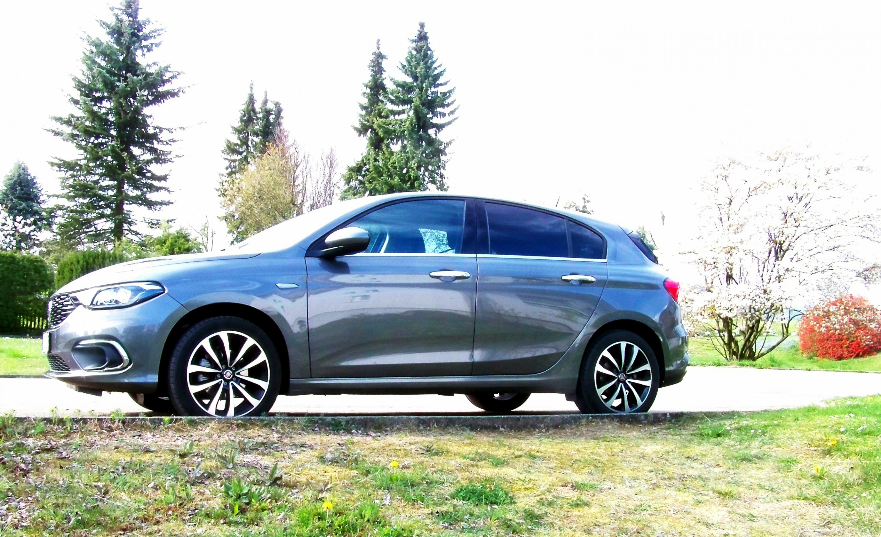 Colesseo-grau harmoniert mit jeder Frühlingsfarbe...