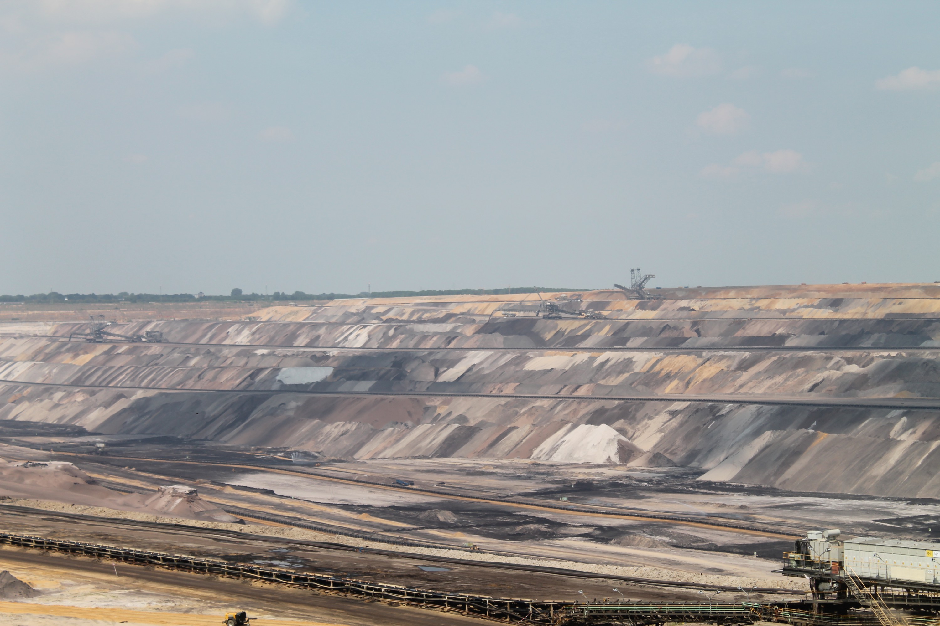 Braunkohle Tagebau in Jackerath