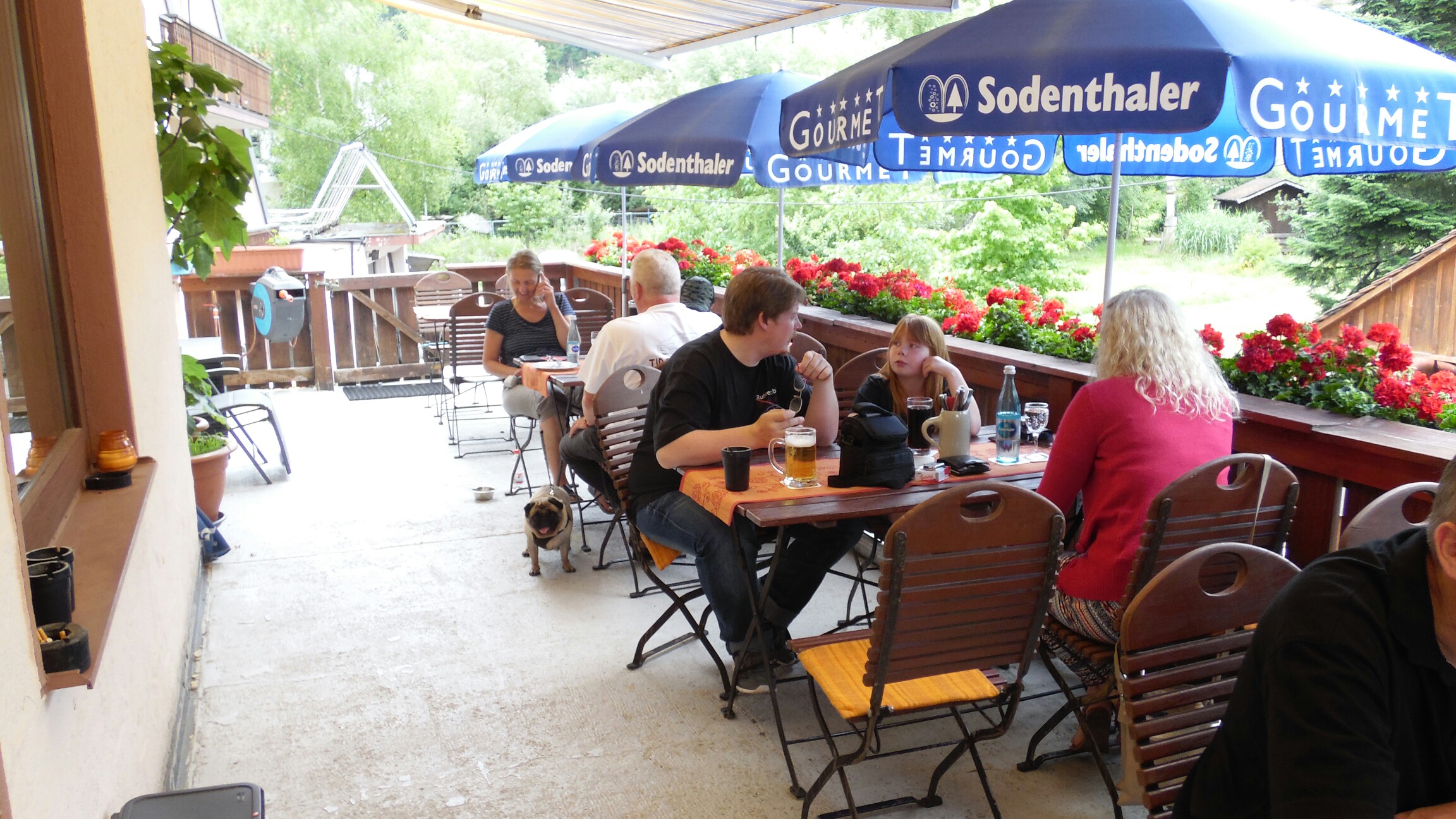 Stärkung vor der Heimreise