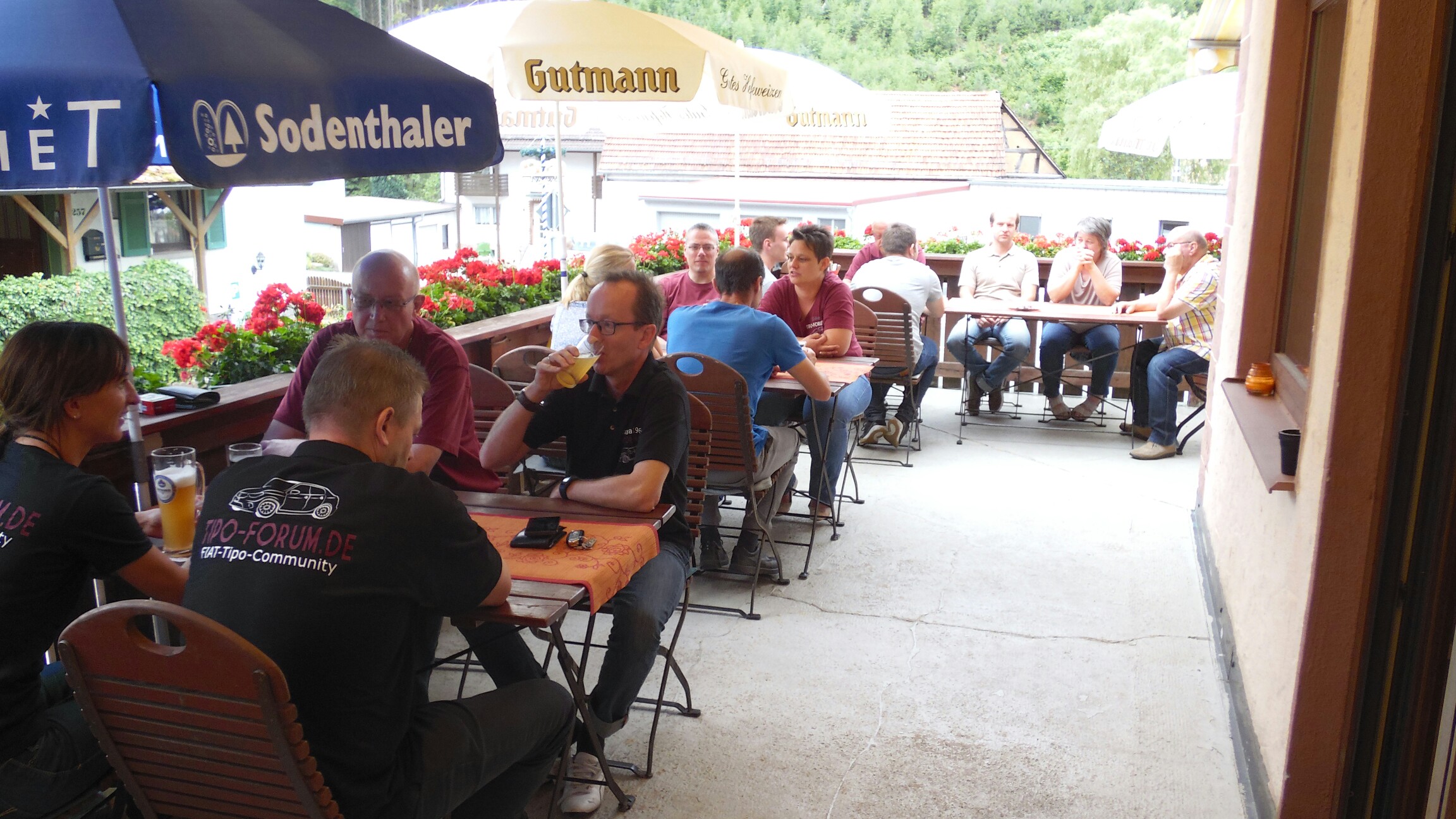 So ein Bergrennen macht auch durstig