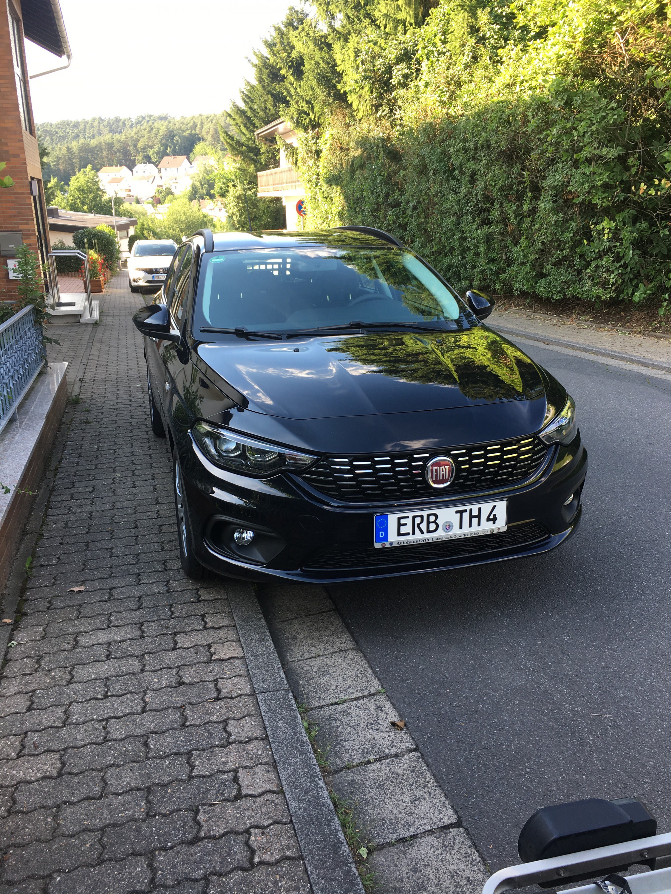 Tipo ist wieder fit. Die Stoßtange ist neu