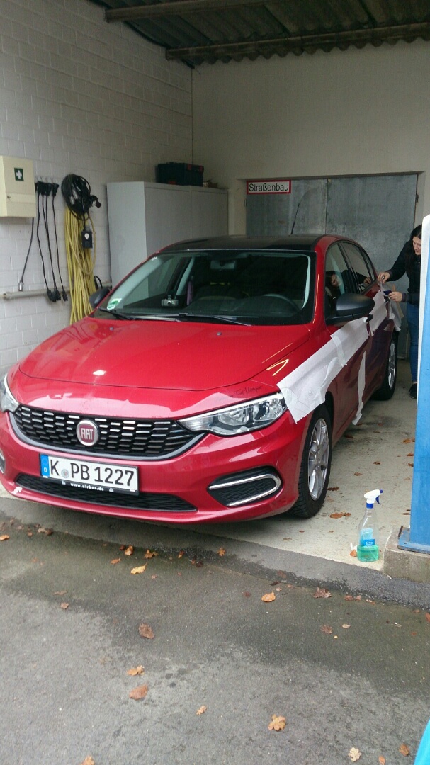 Tipo–Folierung – erste Vorbereitungen