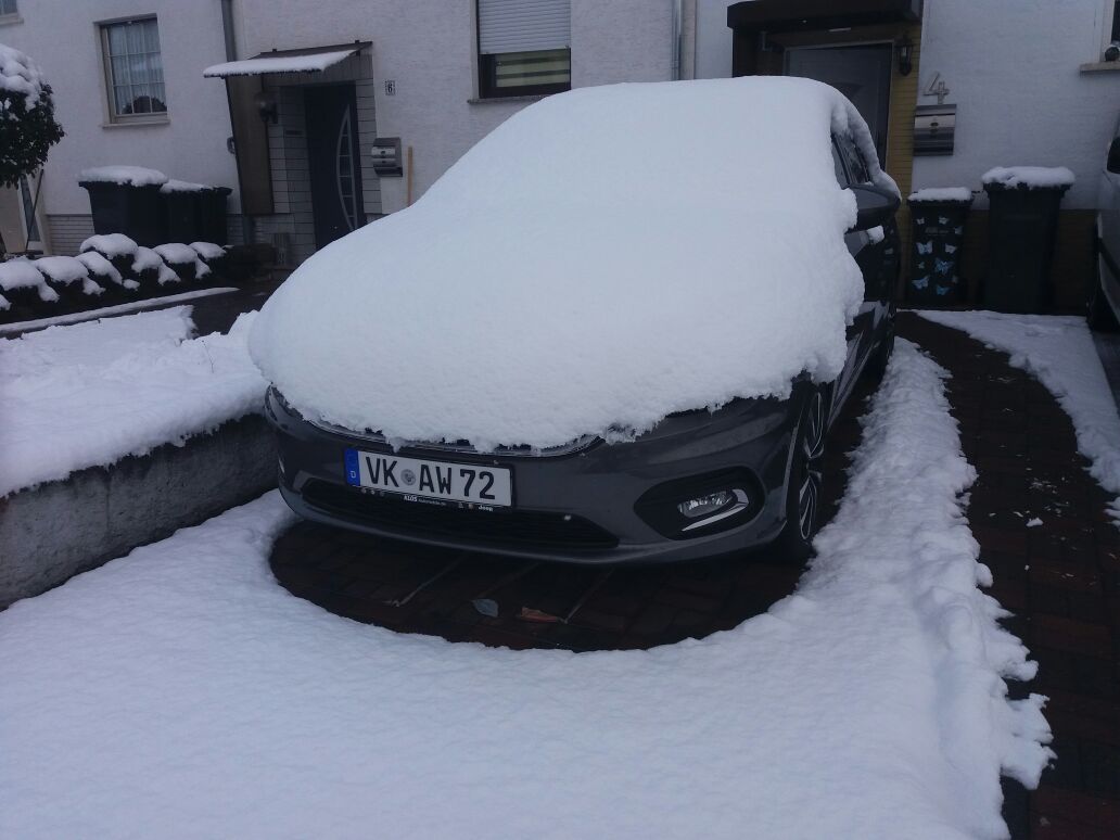 Weisse Folierung....