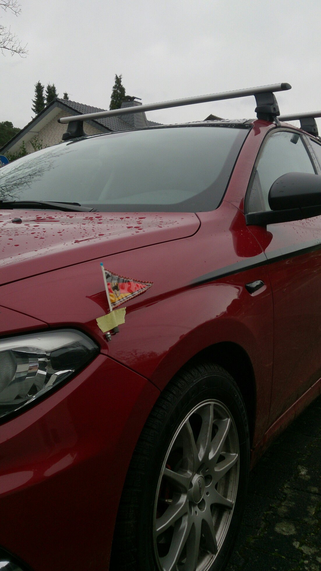 Standarte für den Tipo Gott und seine Limo!