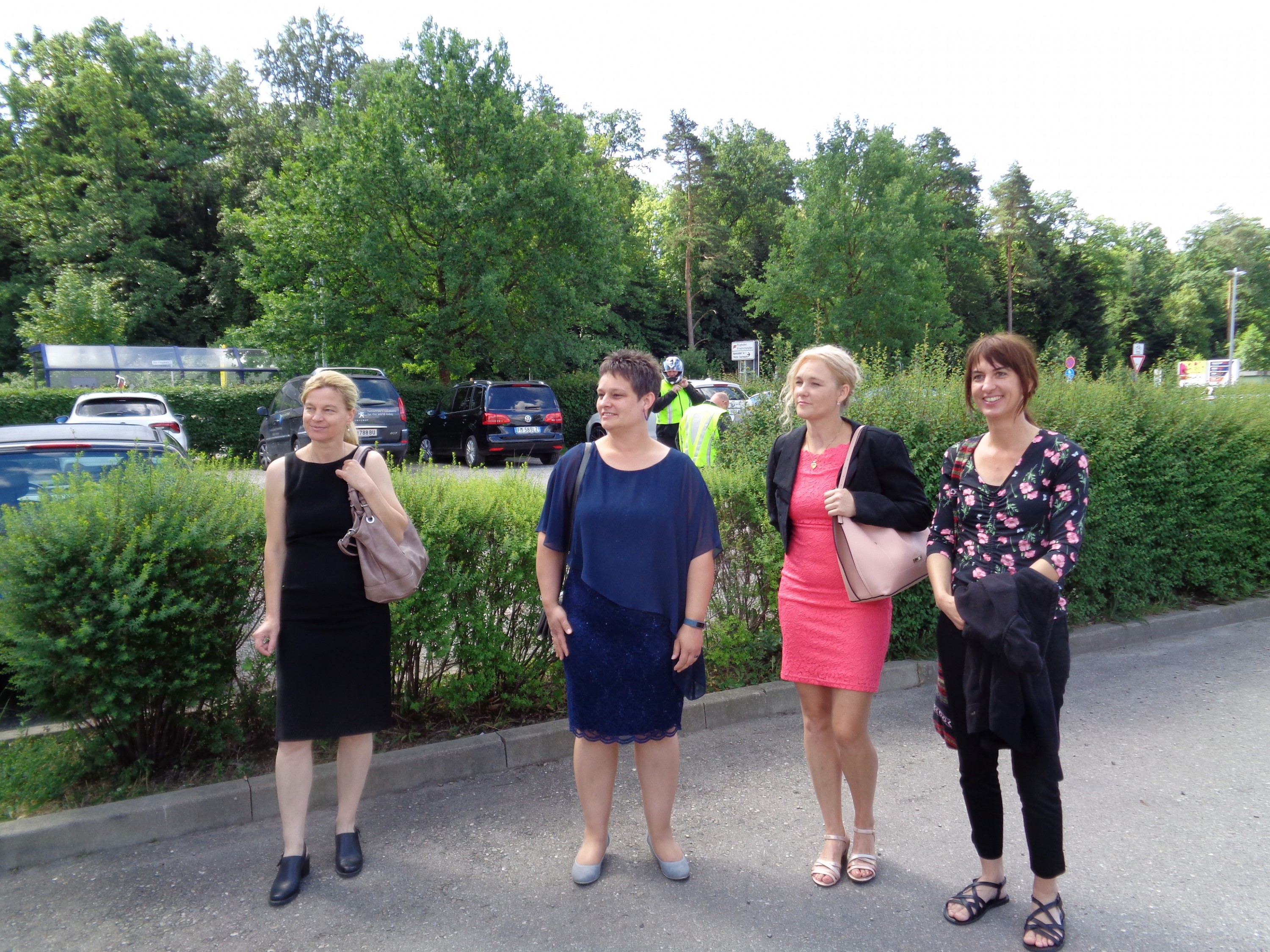 Vor der Abfahrt zum Standesamt