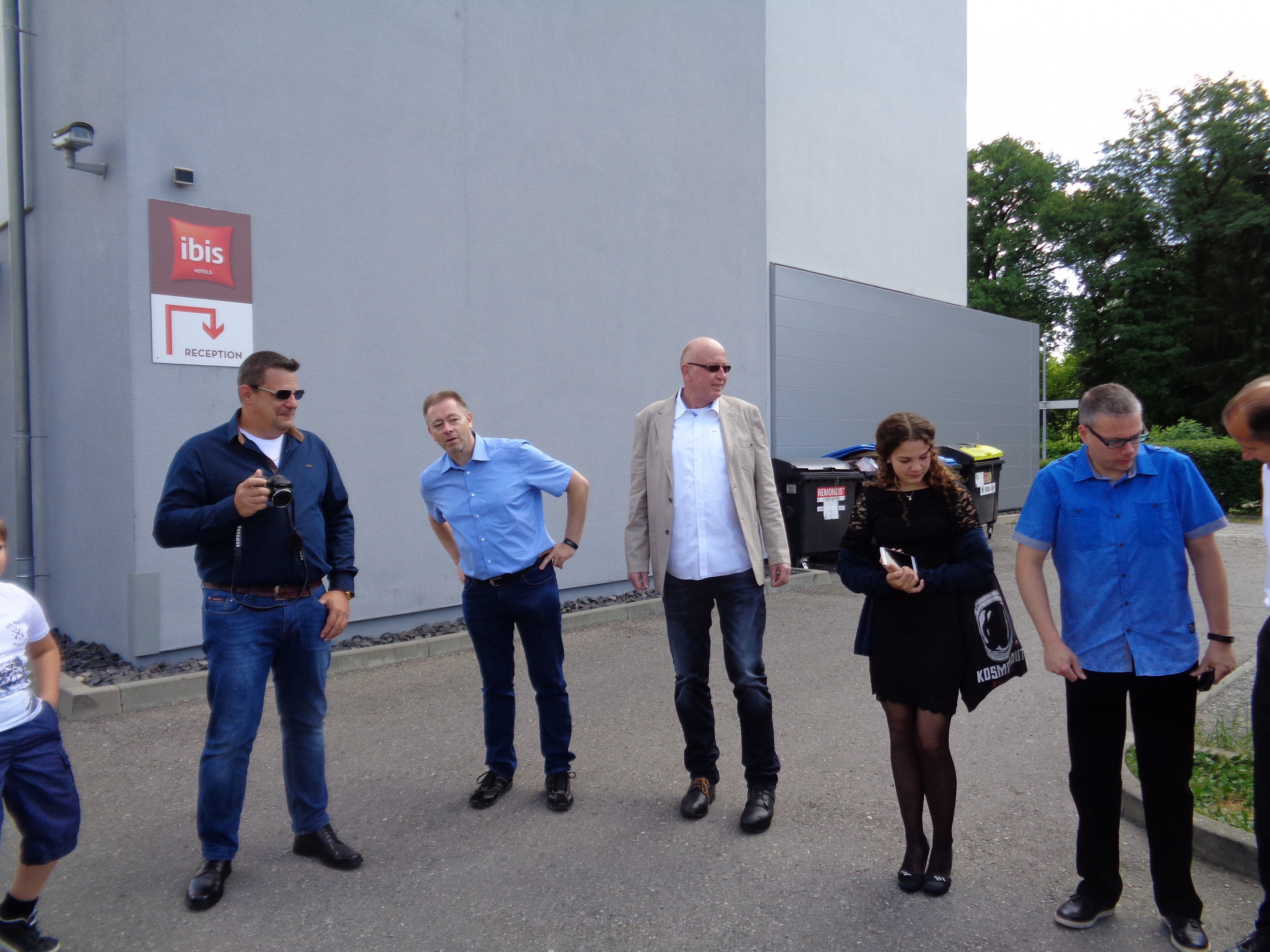 Vor der Abfahrt zum Standesamt