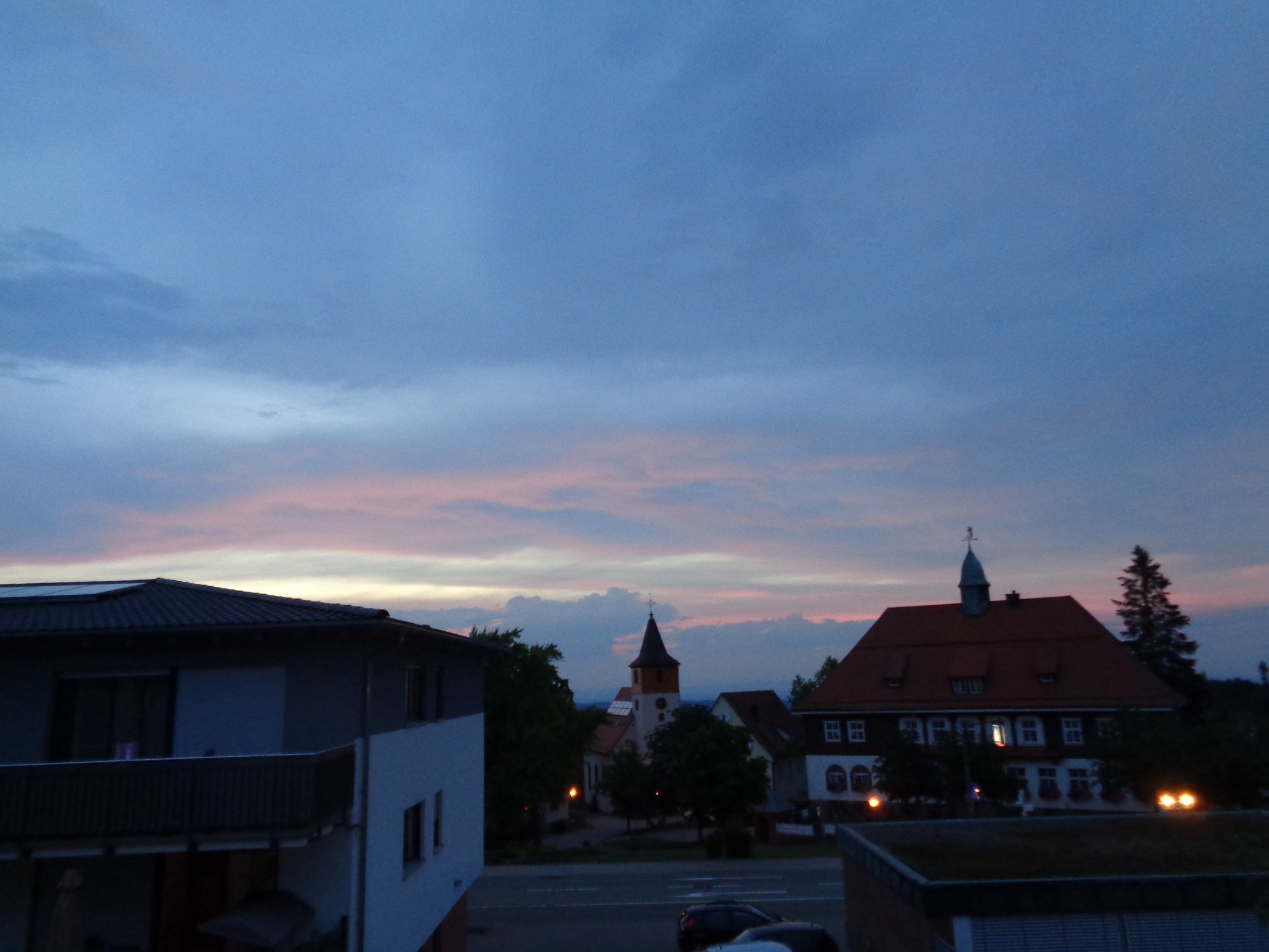 toller Sonnenuntergang auf´m Dobel