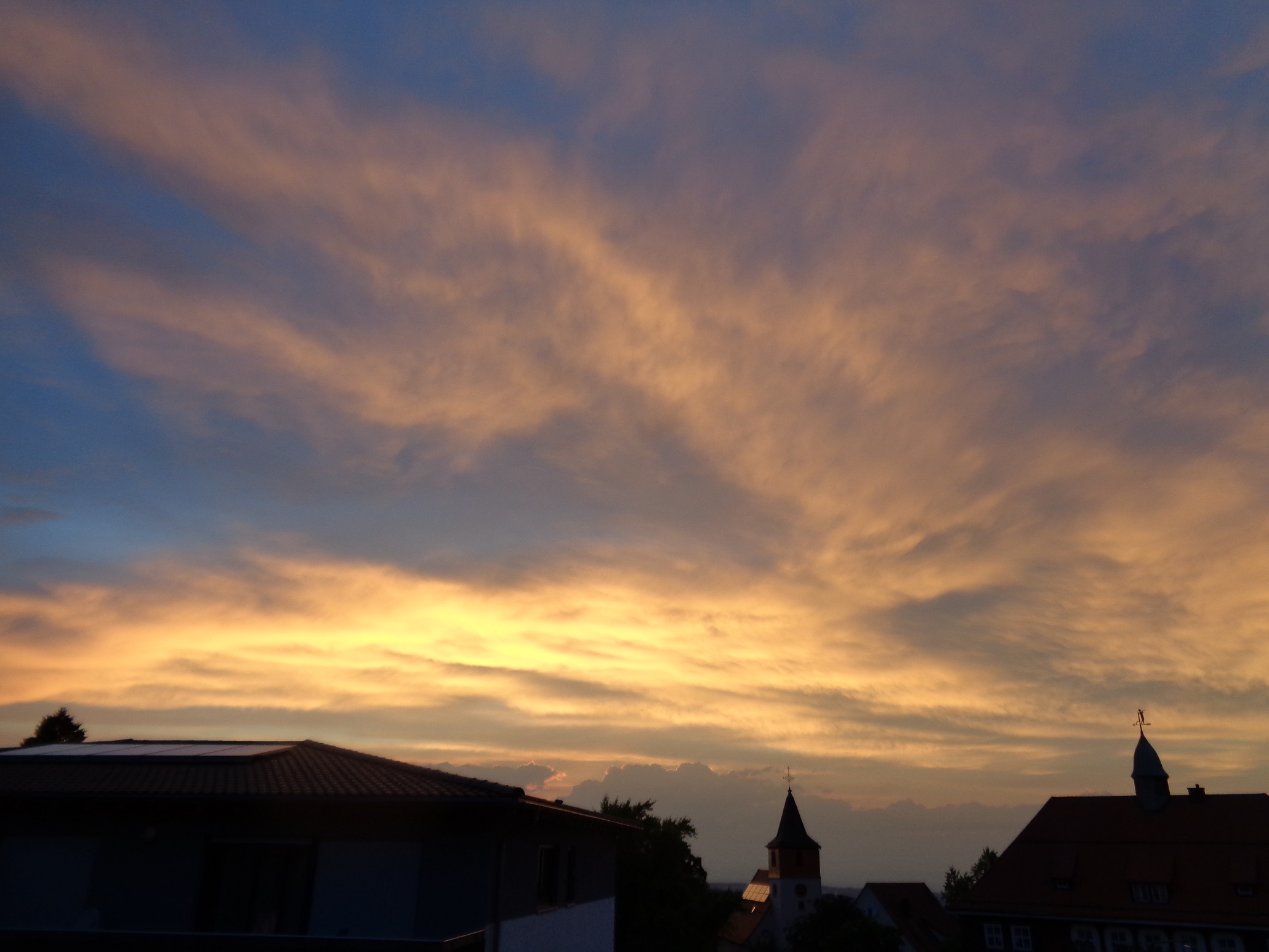 toller Sonnenuntergang auf´m Dobel