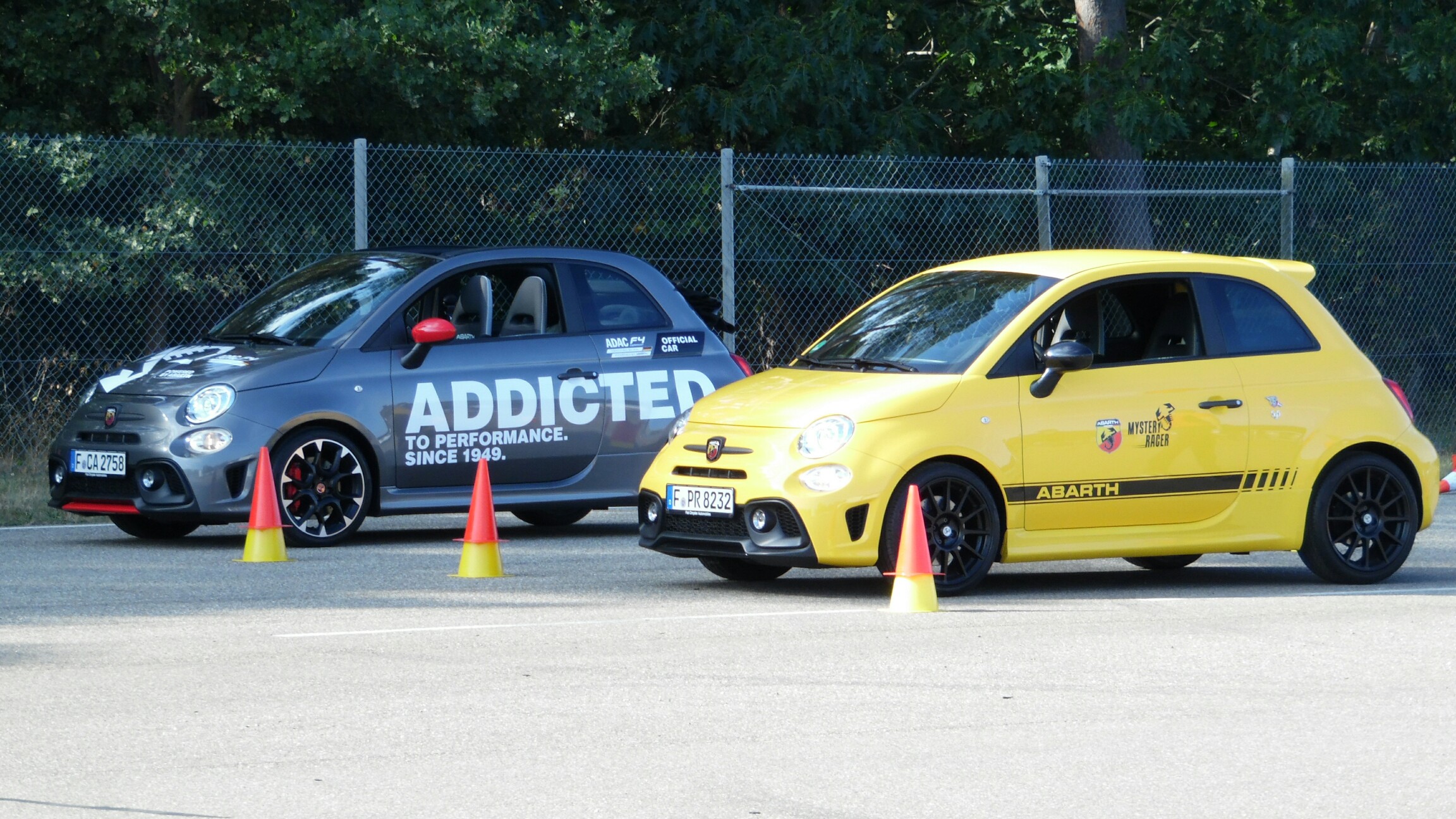 Abarth Day Deutschland 2018 Erste Challange: Drag Race