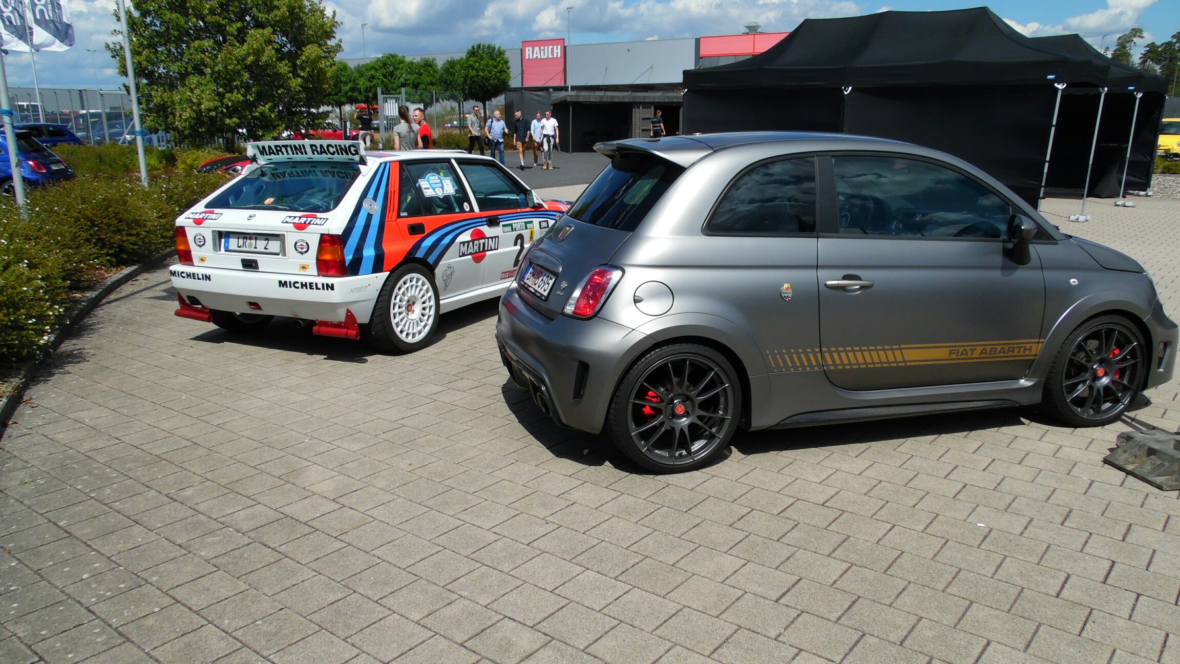Abarth Day Deutschland 2018 Lancia Delta HF Integrale und Abarth 695 Biposto