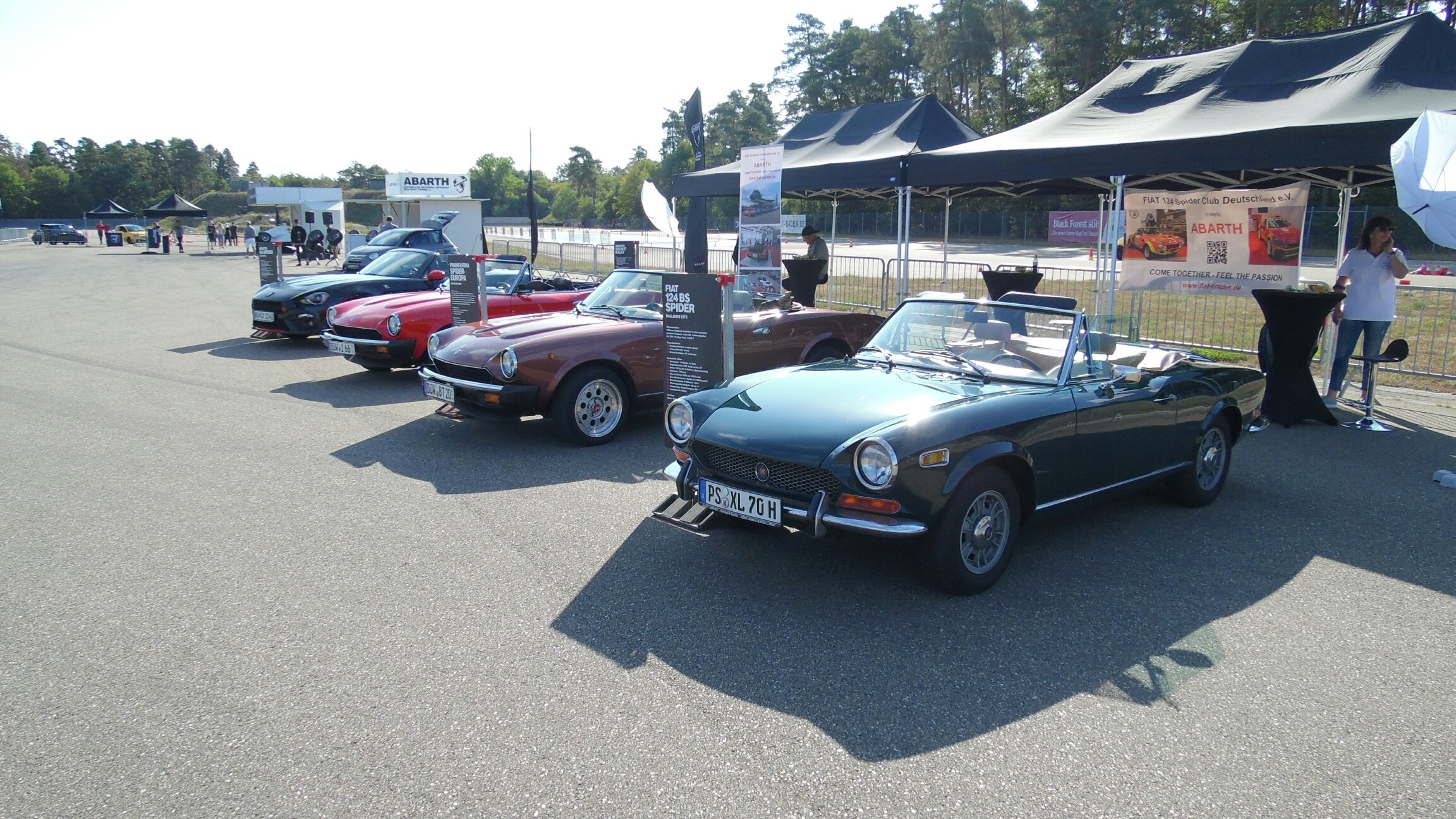 Abarth Day Deutschland 2018 Die Männer vom Fiat 124 Spider Clubs Deutschland  e.V.