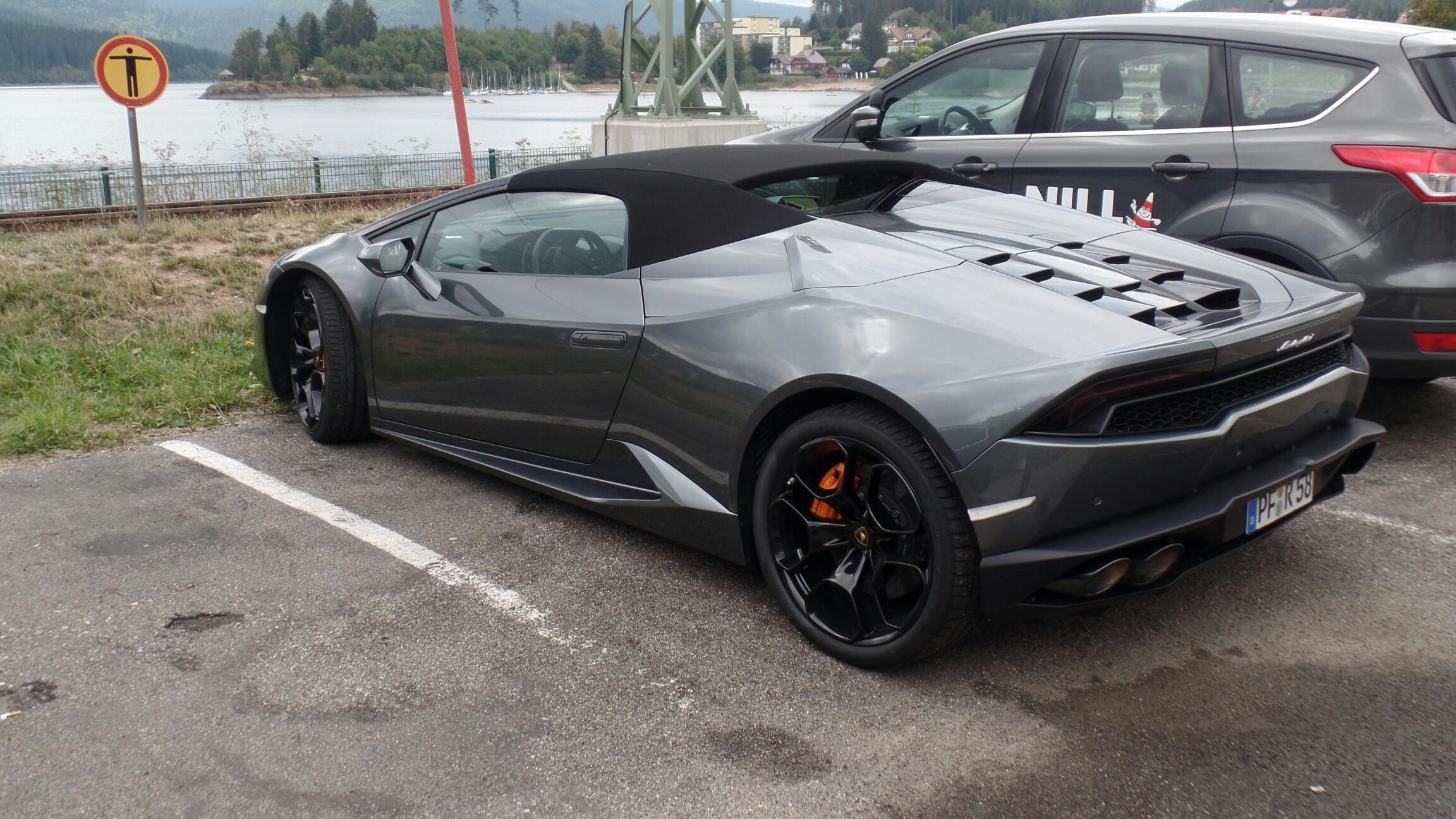 Heute waren wir am Schluchsee in guter Gesellschaft