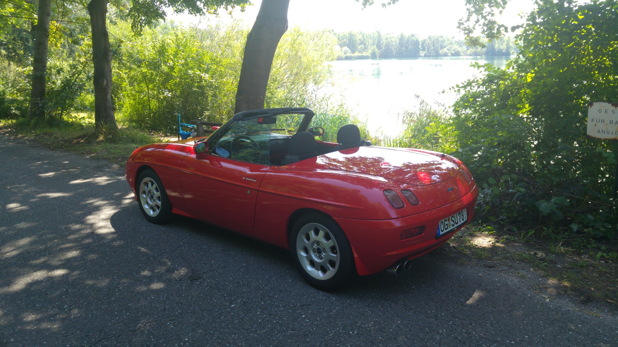 Ein Tag am See mit der alten Dame