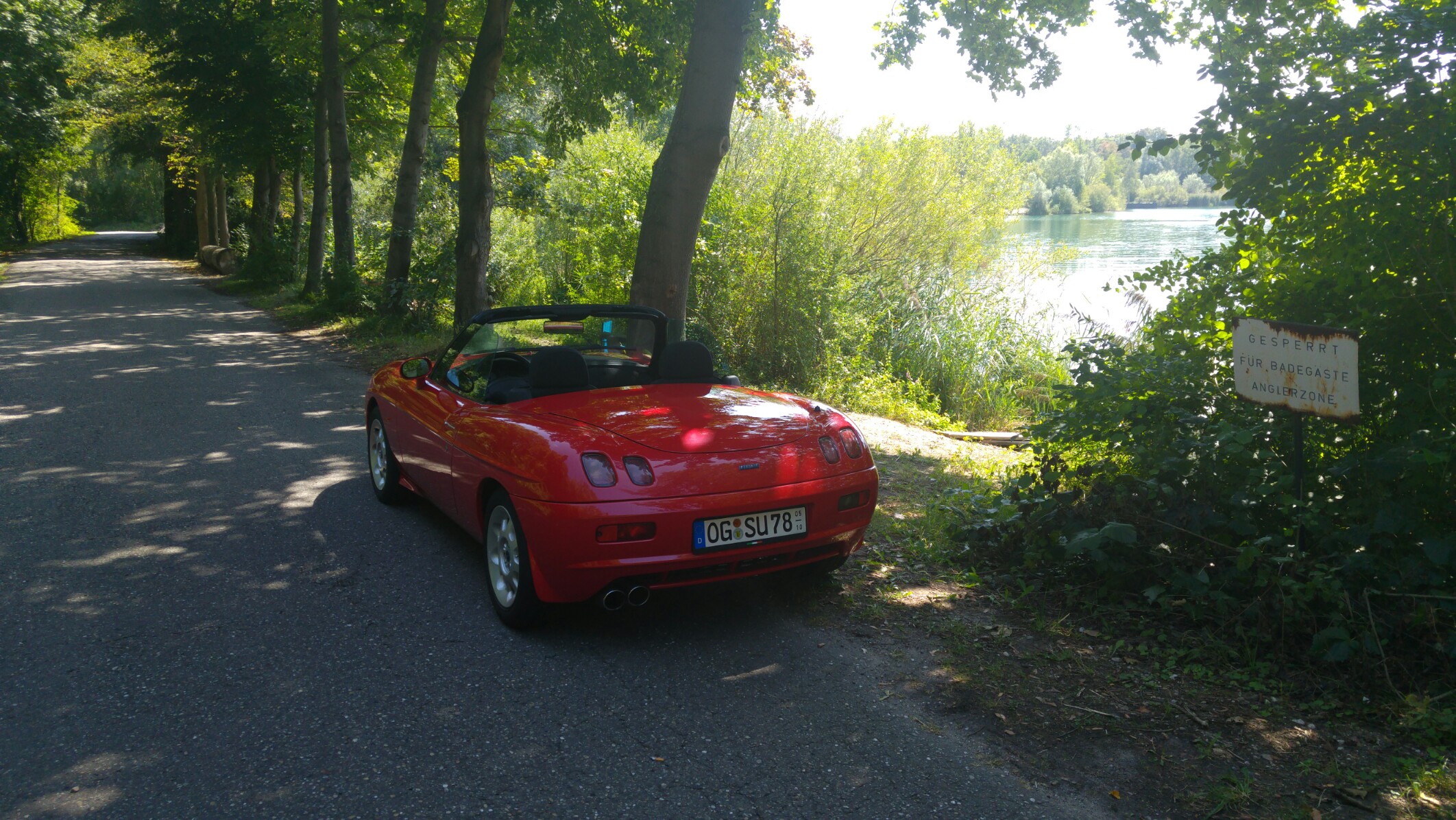Ein Tag am See mit der alten Dame