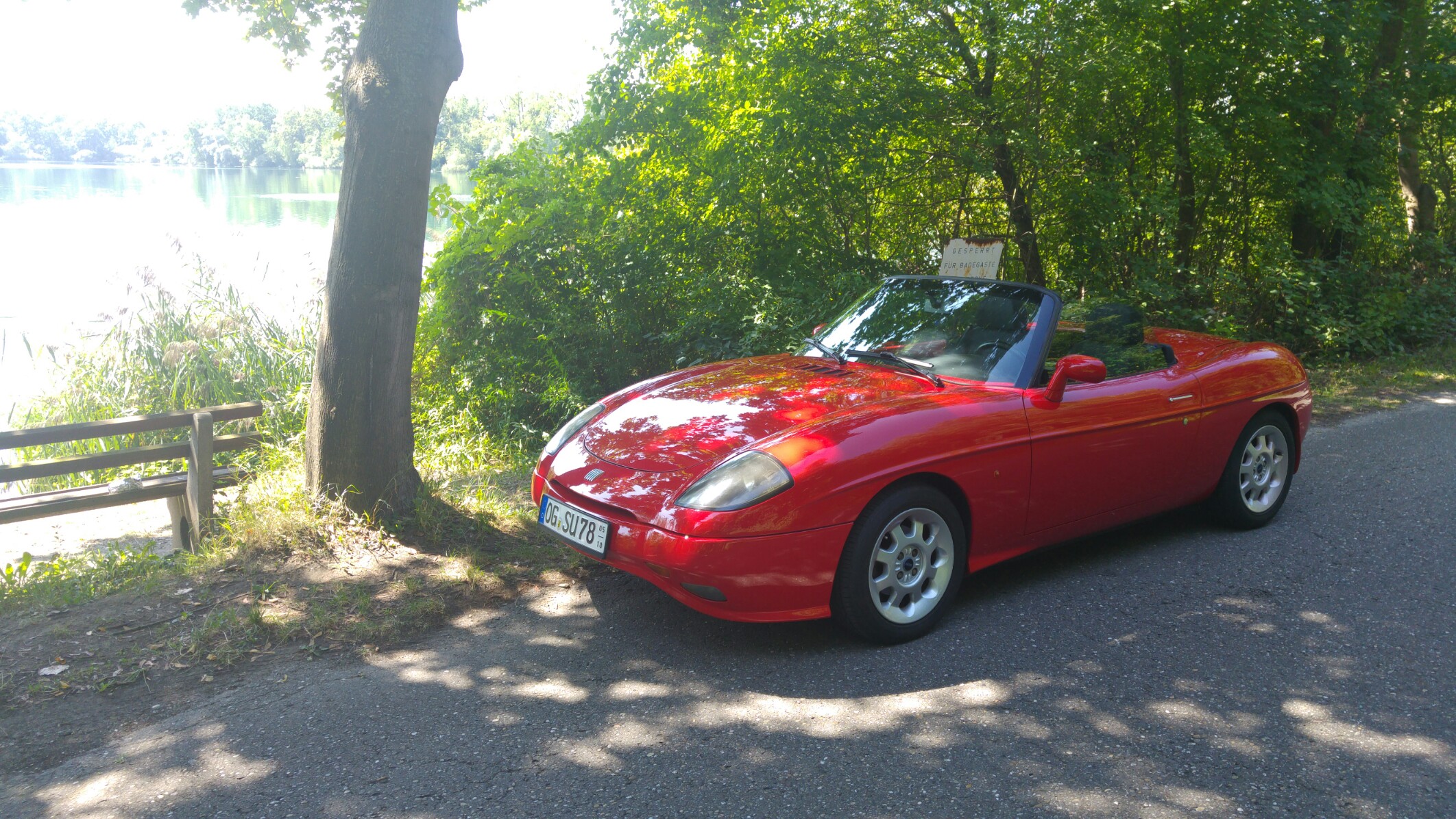 Ein Tag am See mit der alten Dame