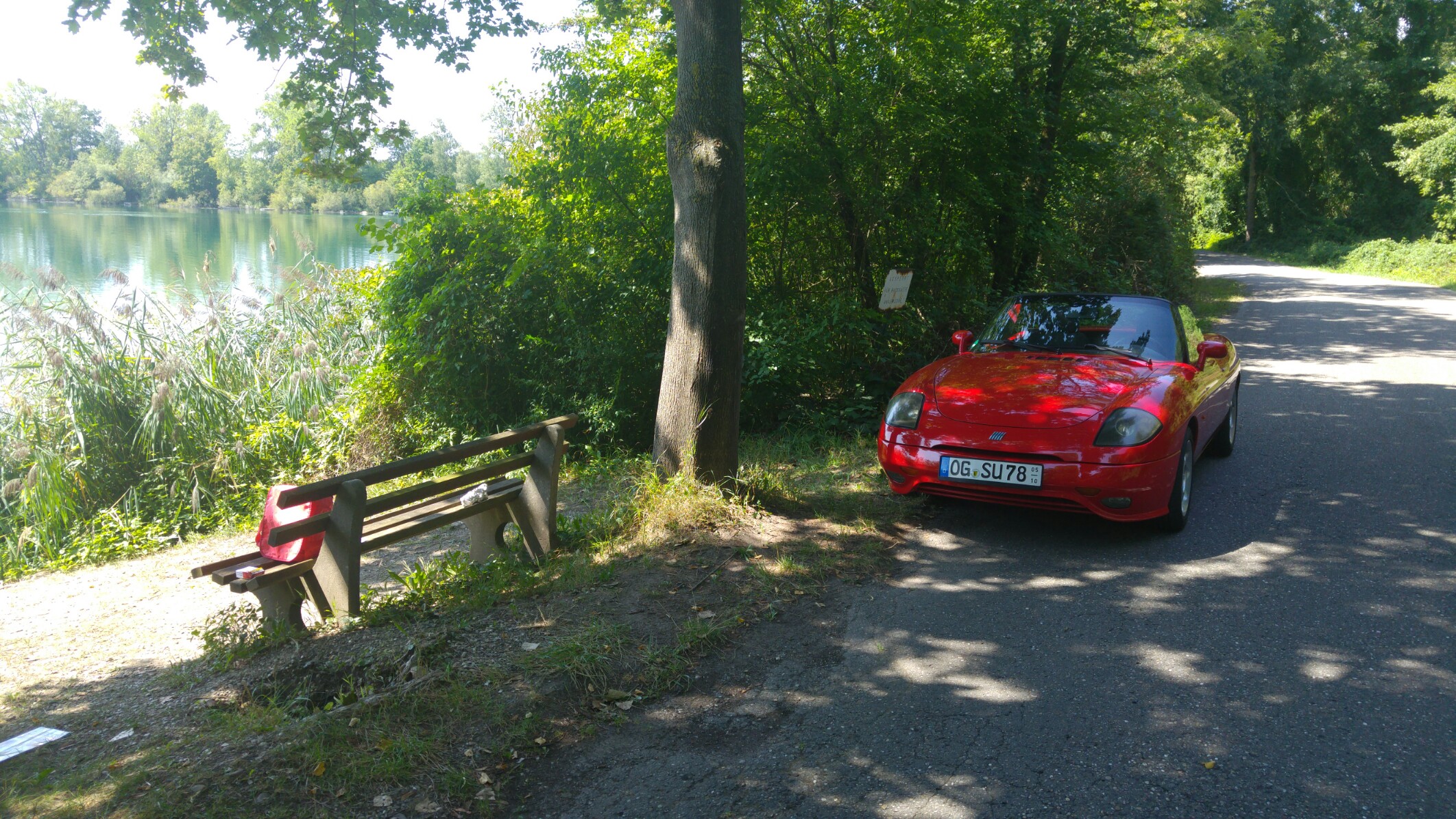 Ein Tag am See mit der alten Dame