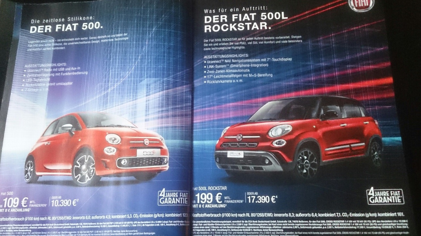FCA Werbung