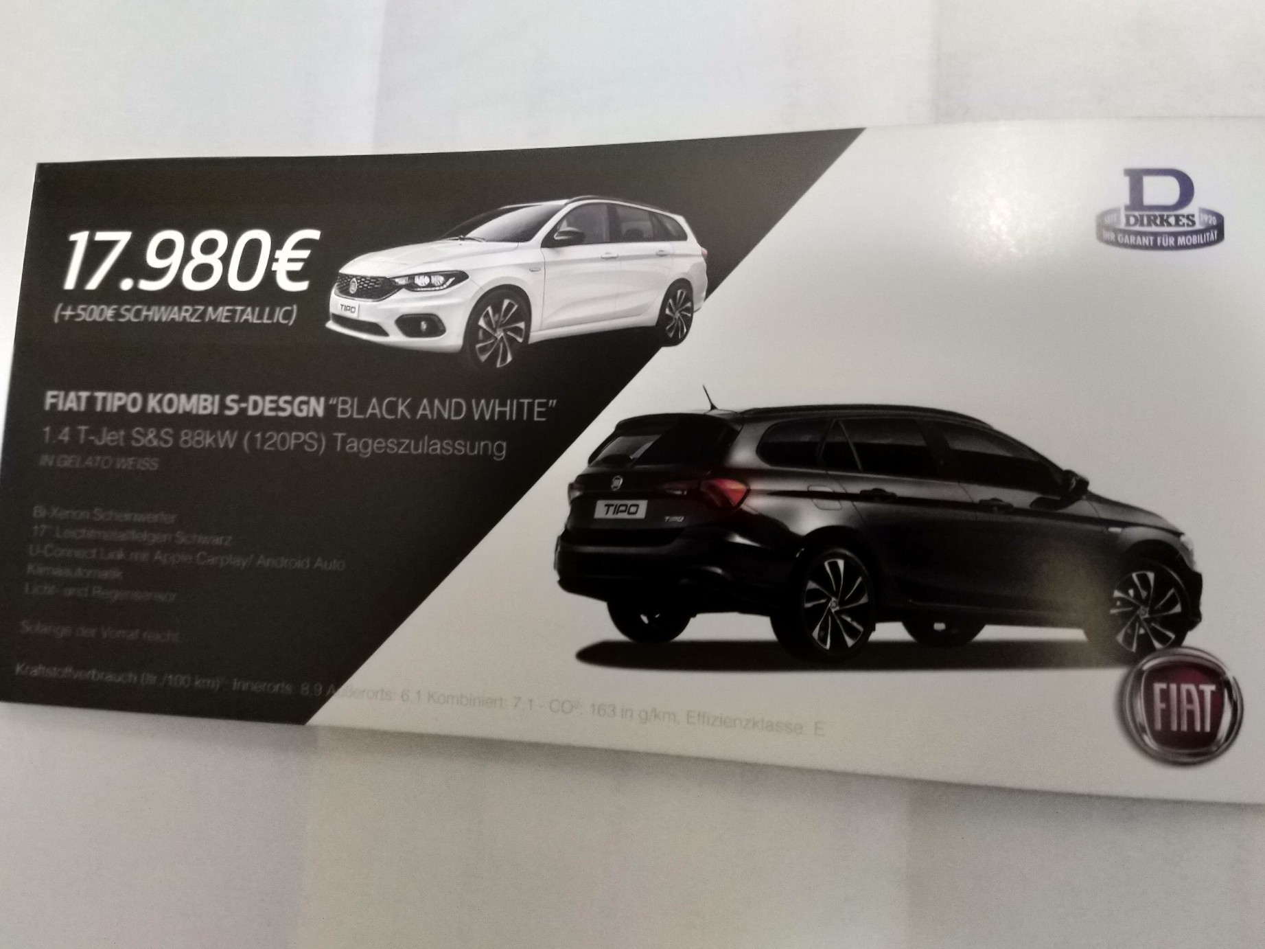 Werbeflyer Fa. Dirkes