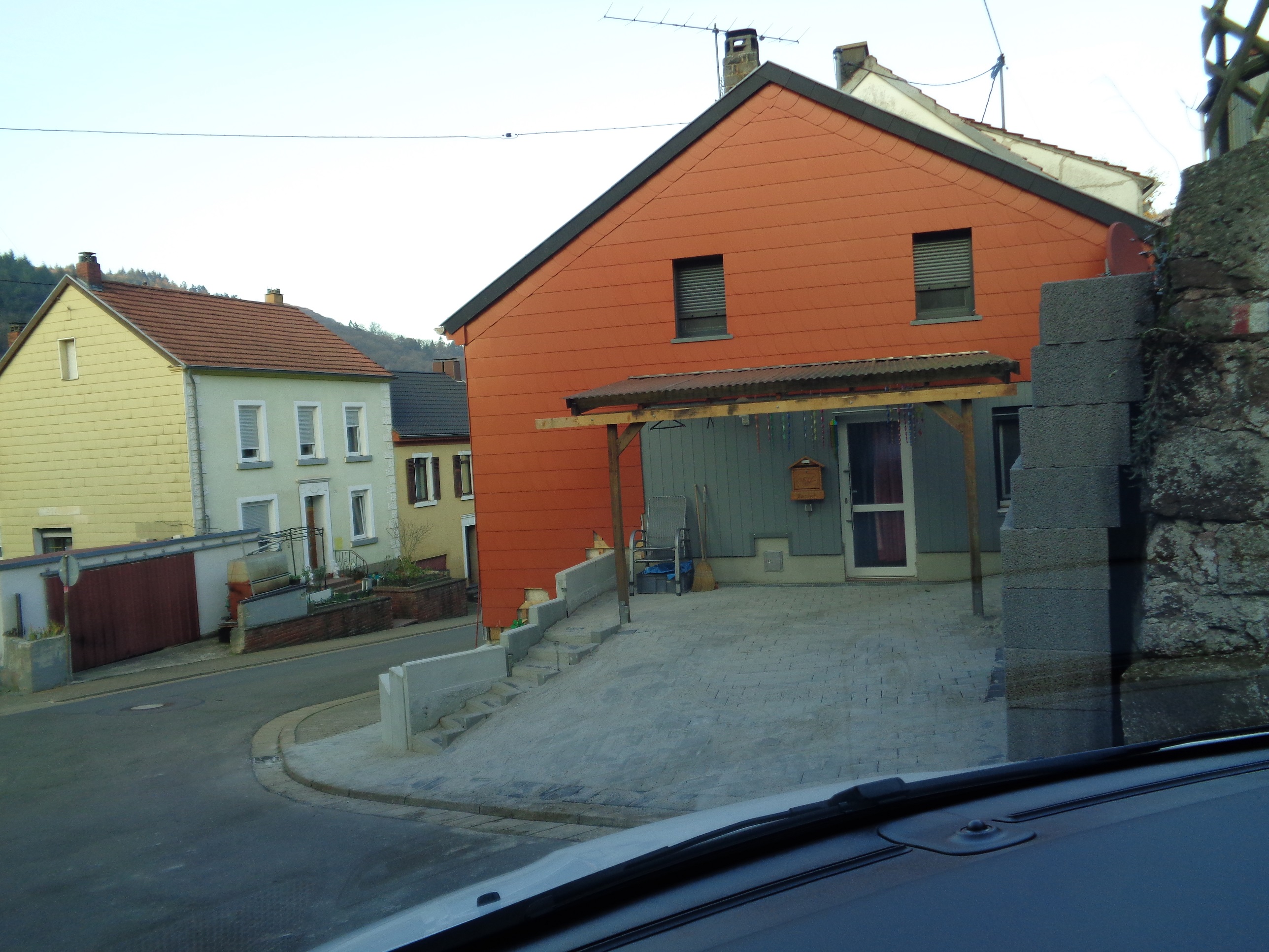 Zufahrt zum "Parkplatz"