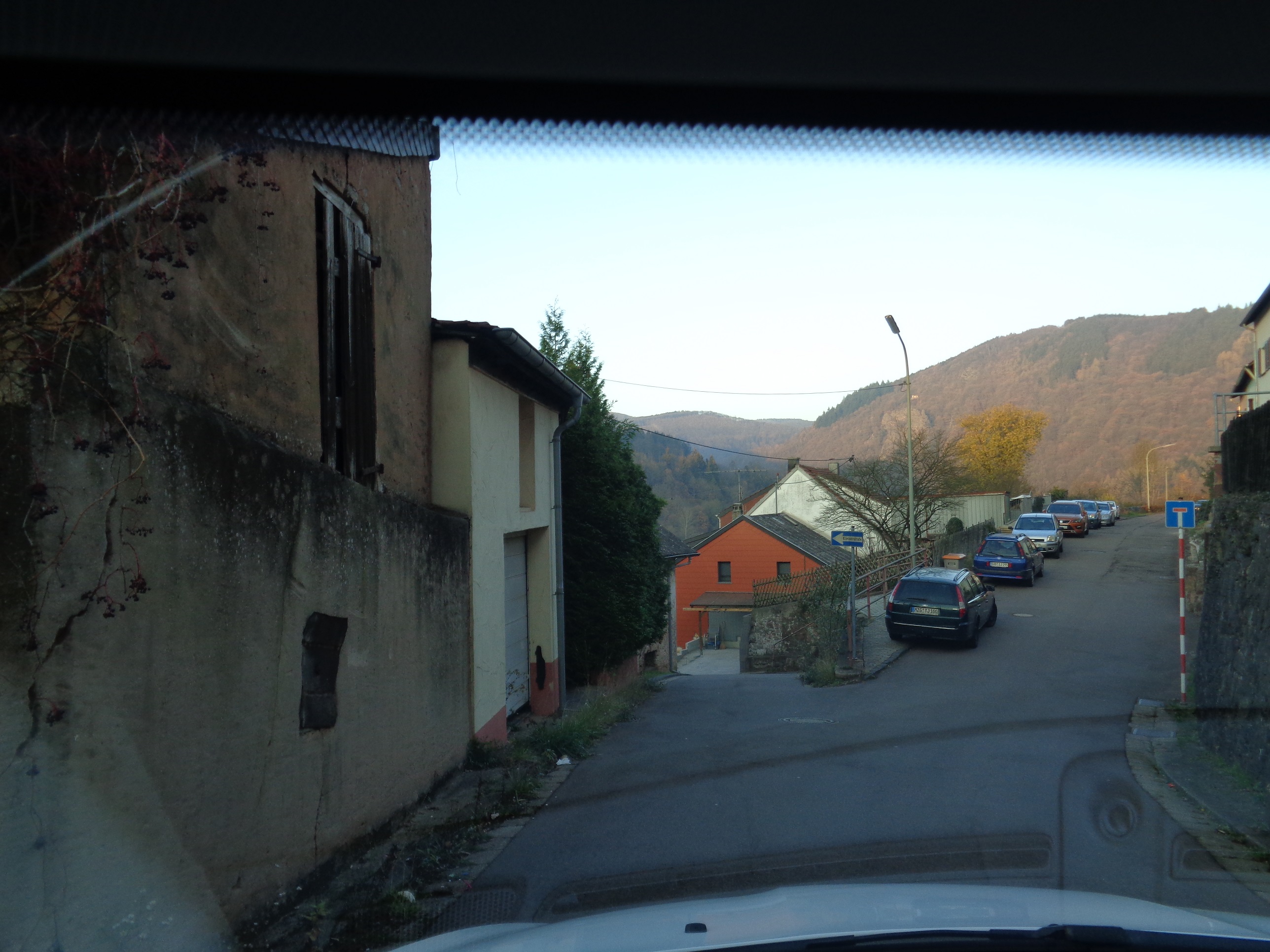 Zufahrt zum "Parkplatz"