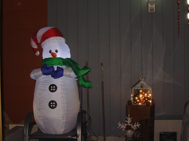 Schneemann ohne Schnee