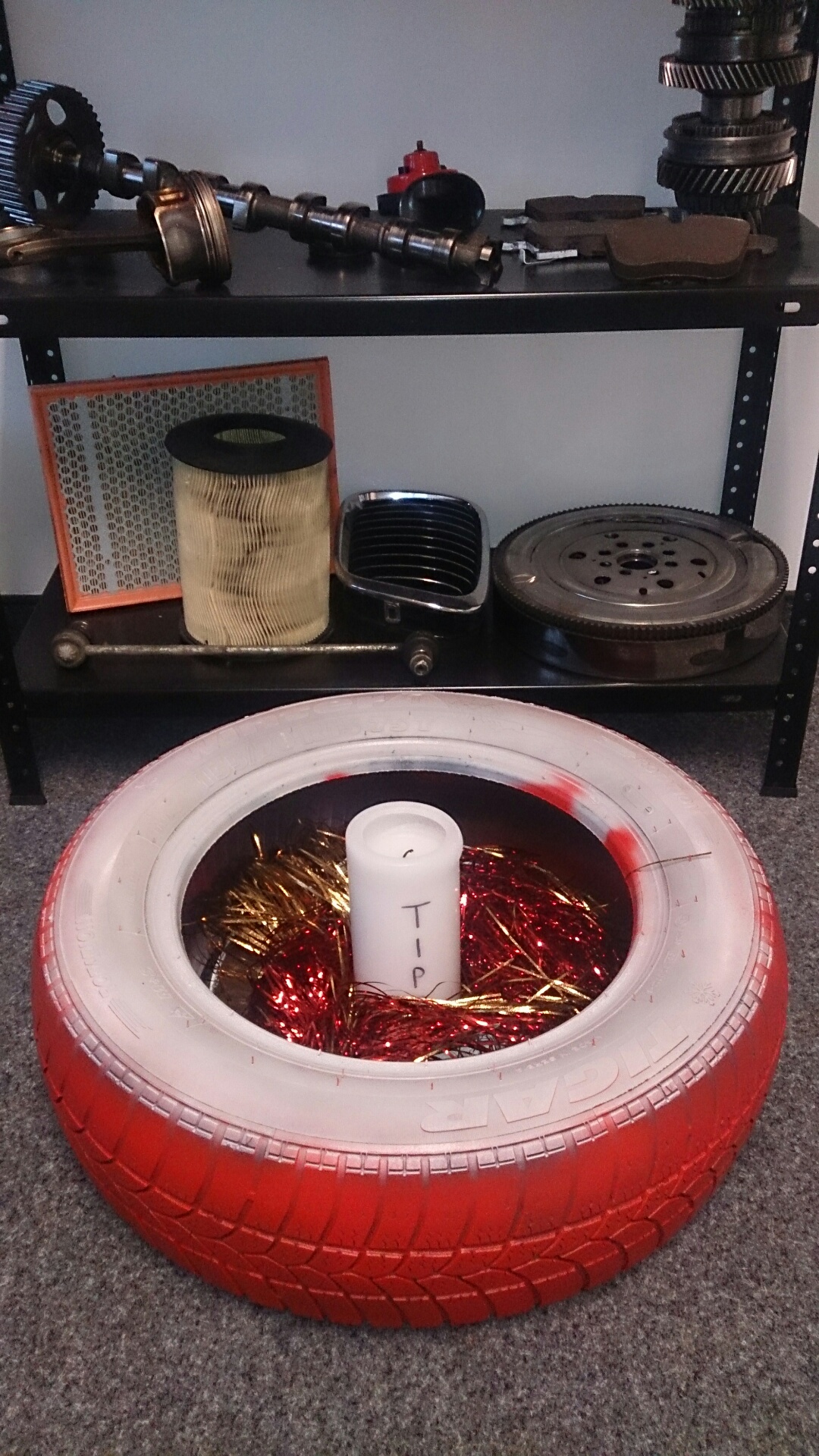 Tipo-Weihnachtskerze