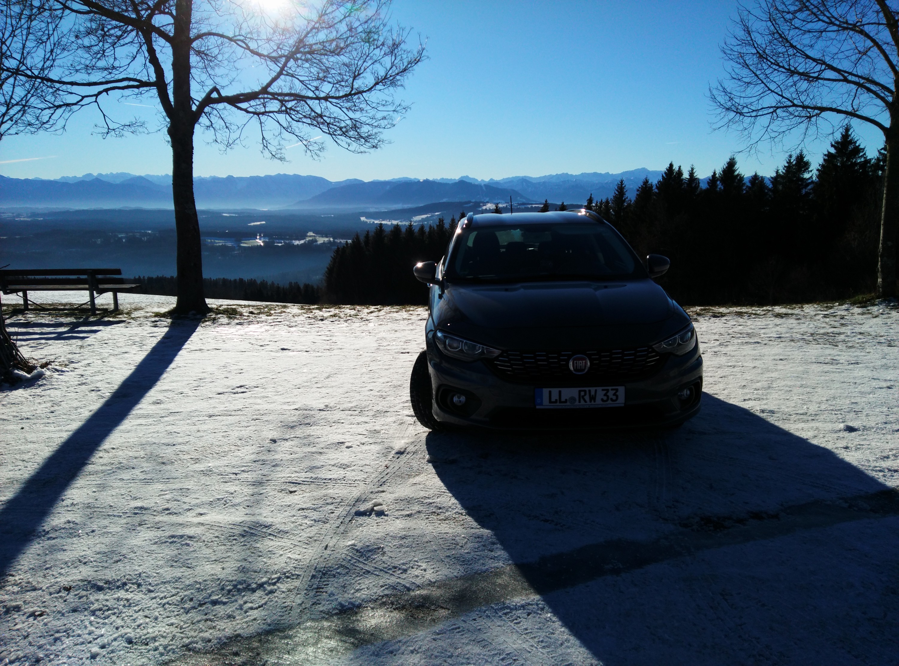 Beginnender Winter auf 1000m über Null.