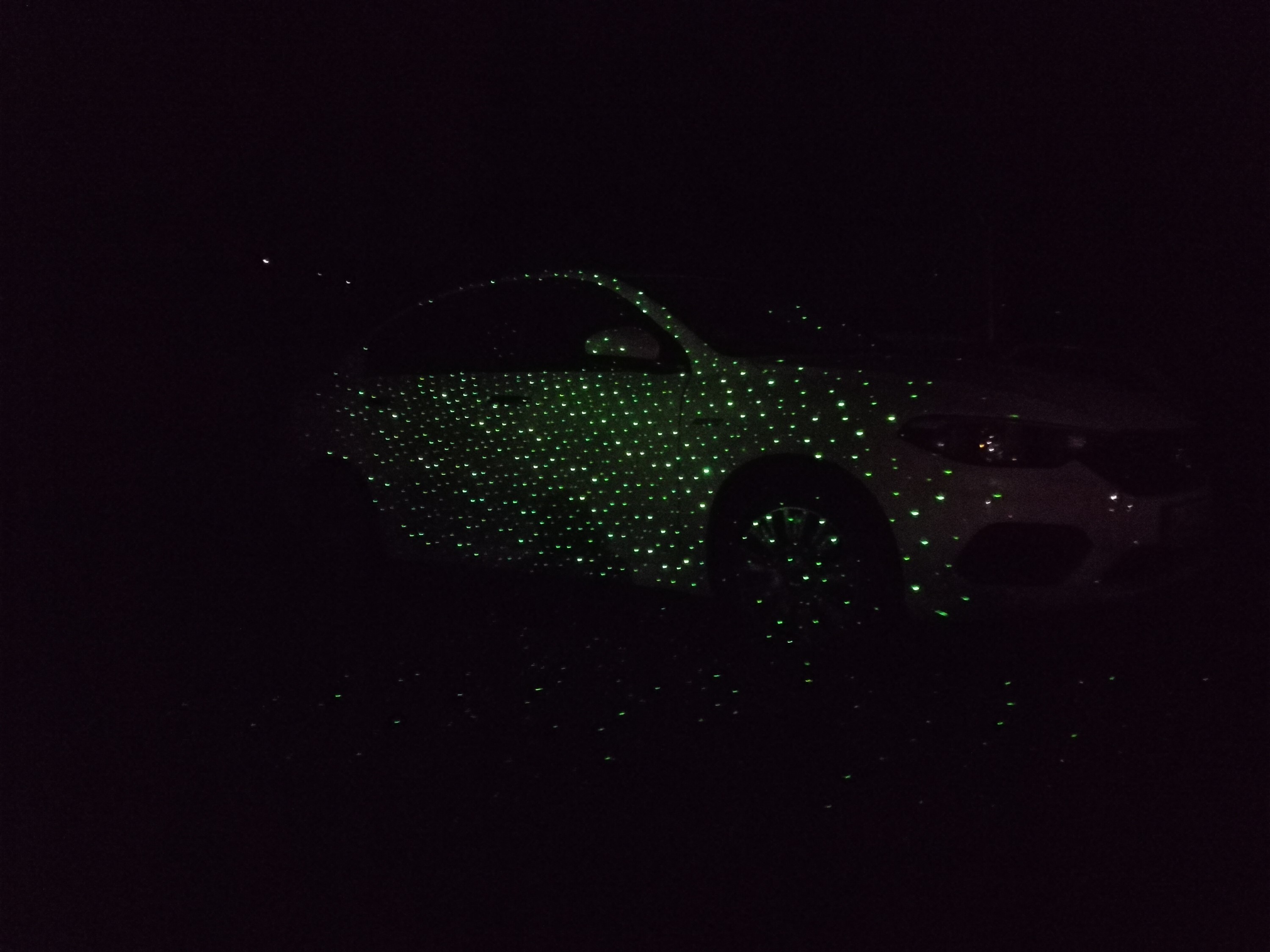 SANTA. Kannst du mein Auto sehen?