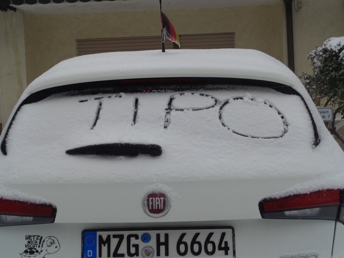 Schneesturm? Das war alles!