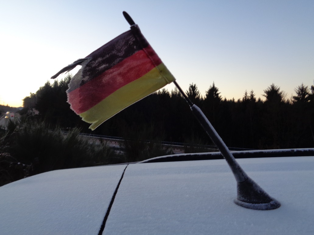 Morgens zwischen 7.30Uhr und 8.00Uhr in Deutschland