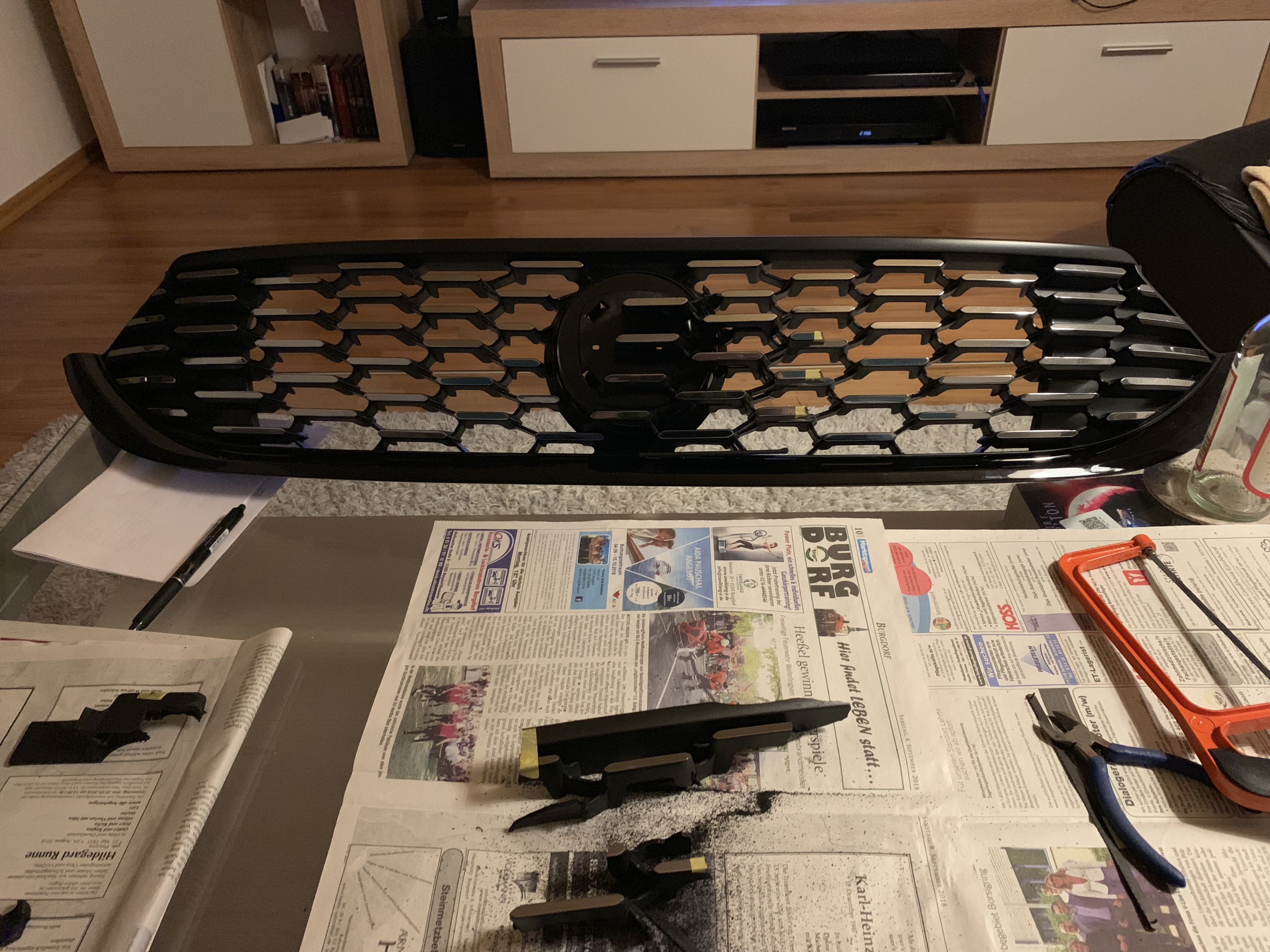 Projektname: Cleaner Grill. Es hat begonnen