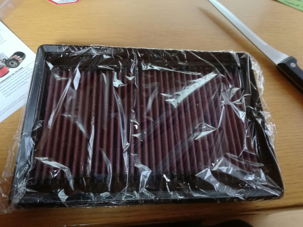 Einbau Sportluftfilter K&N