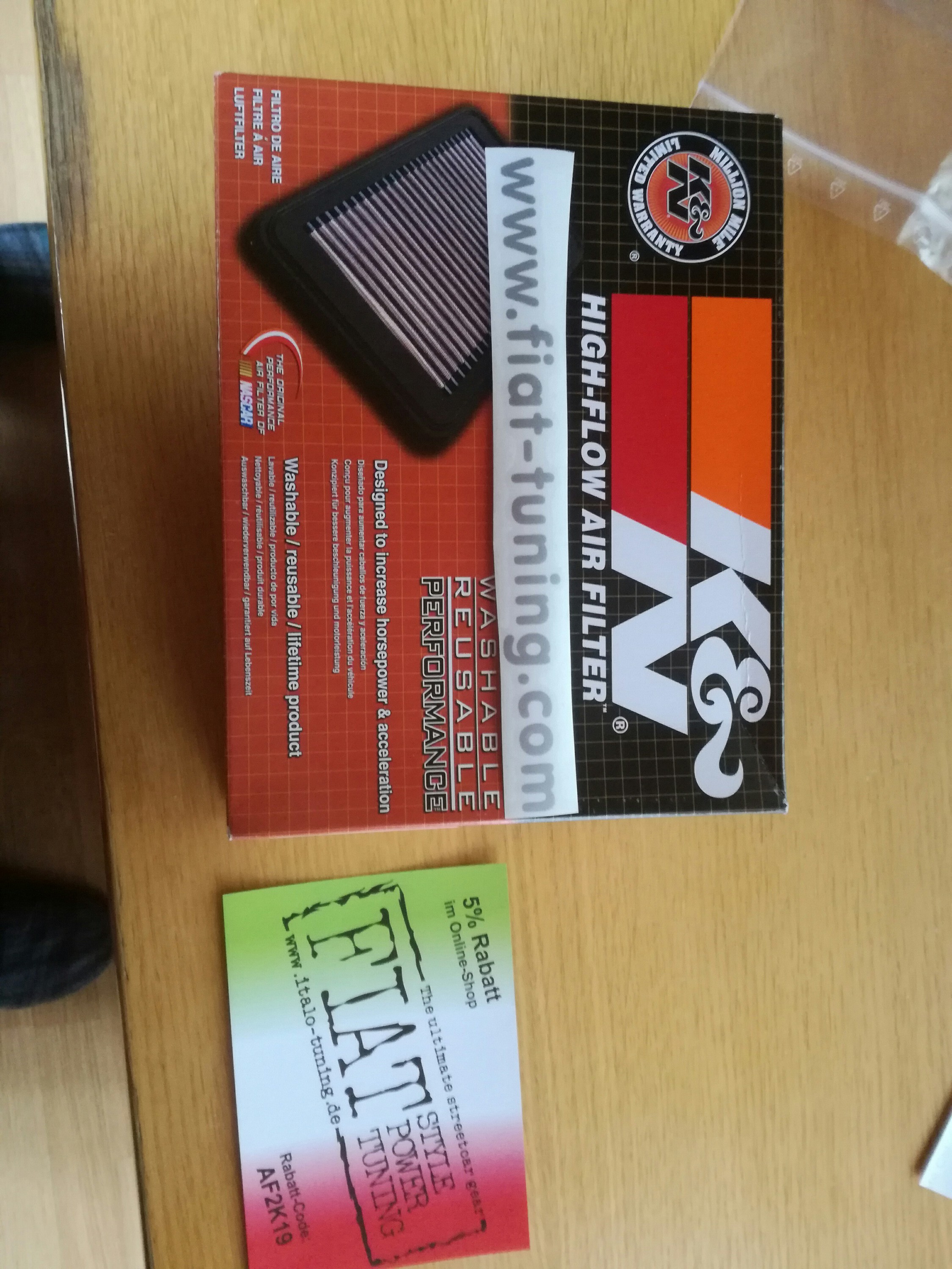 Einbau Sportluftfilter K&N