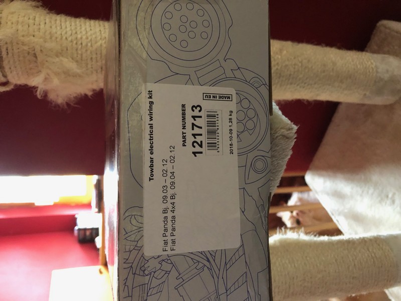 Karton E-Satz Fiat Panda