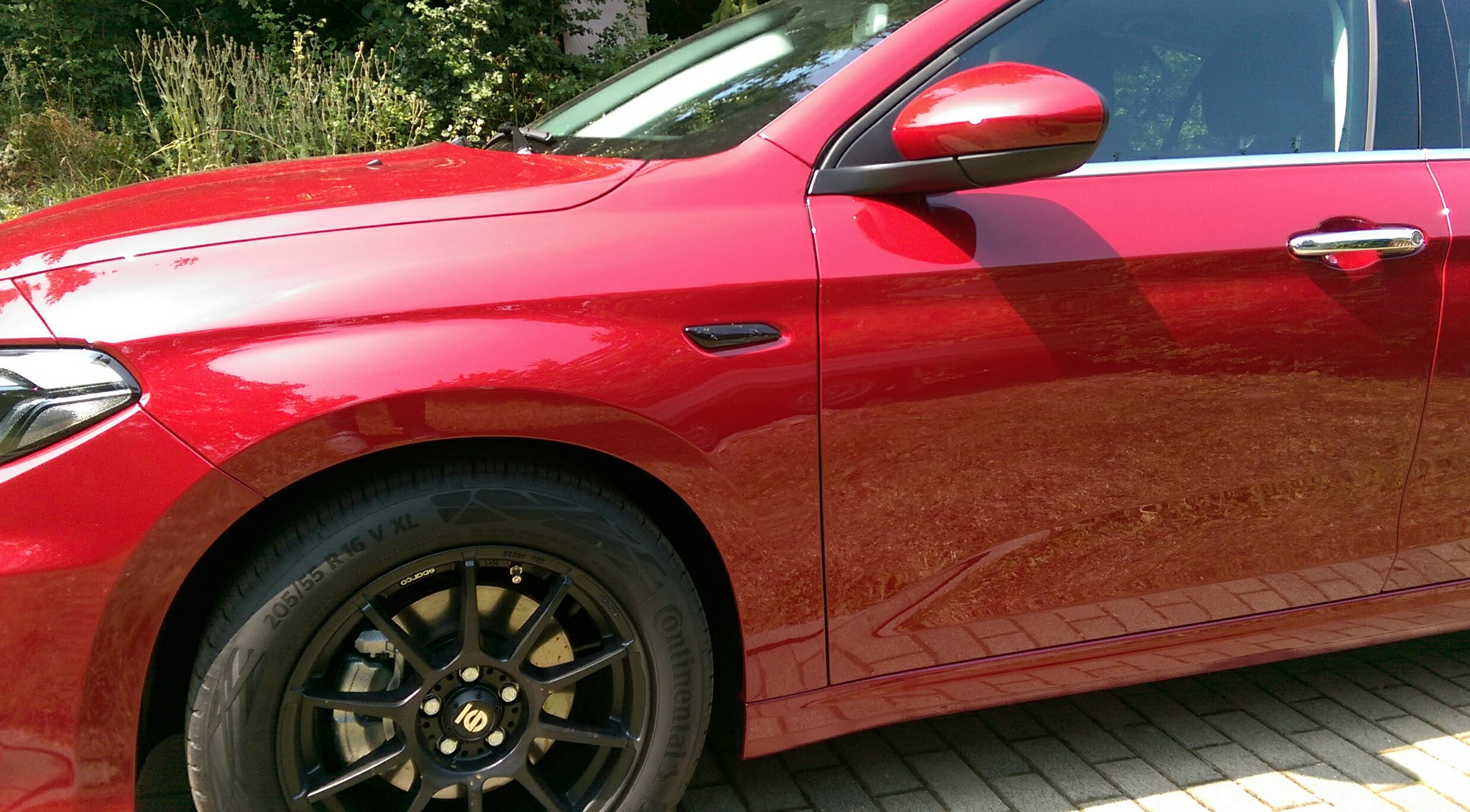 Schwarze Klarglas-Seitenblinker