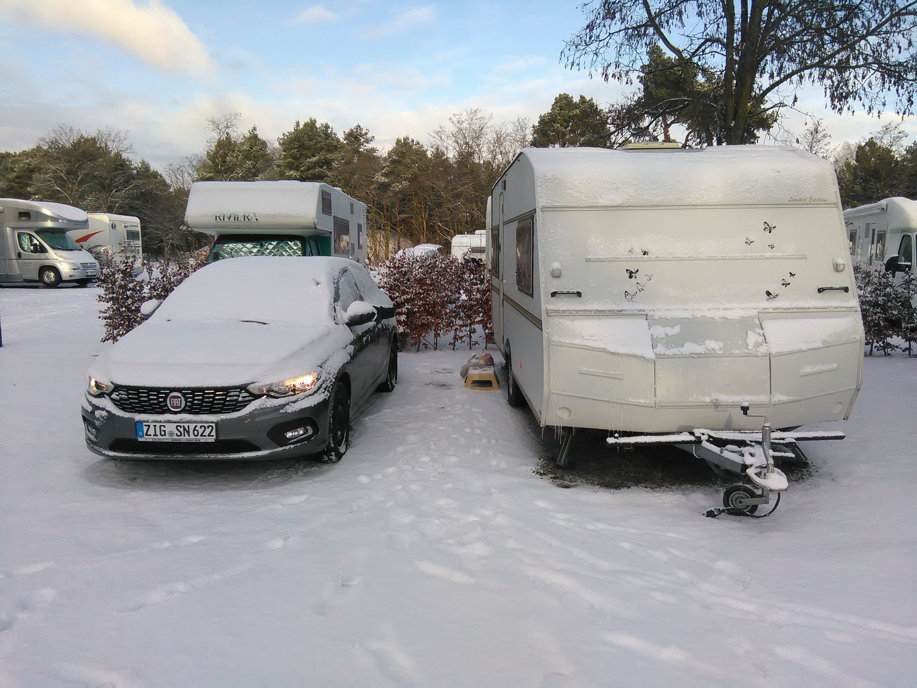 Tropical Island Berlin vor Abfahrt