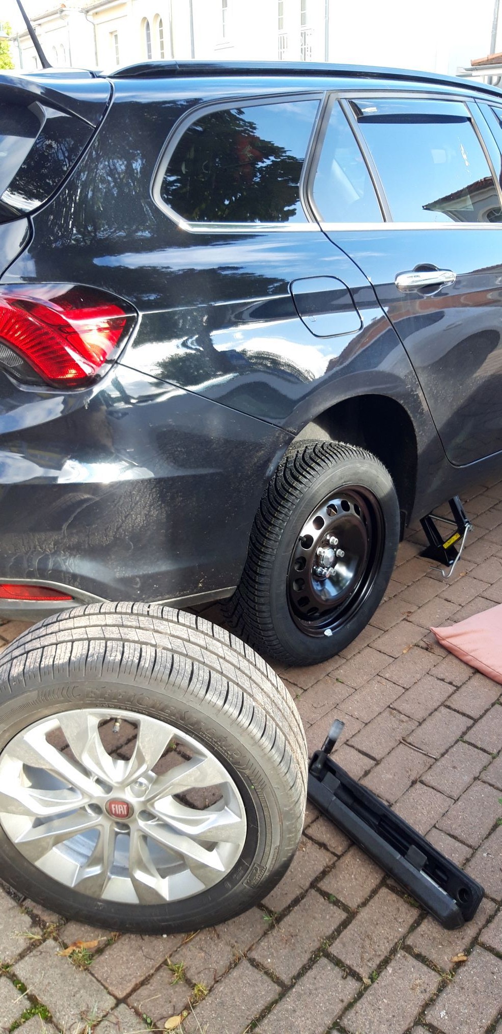 Alu runter, Stahl drauf