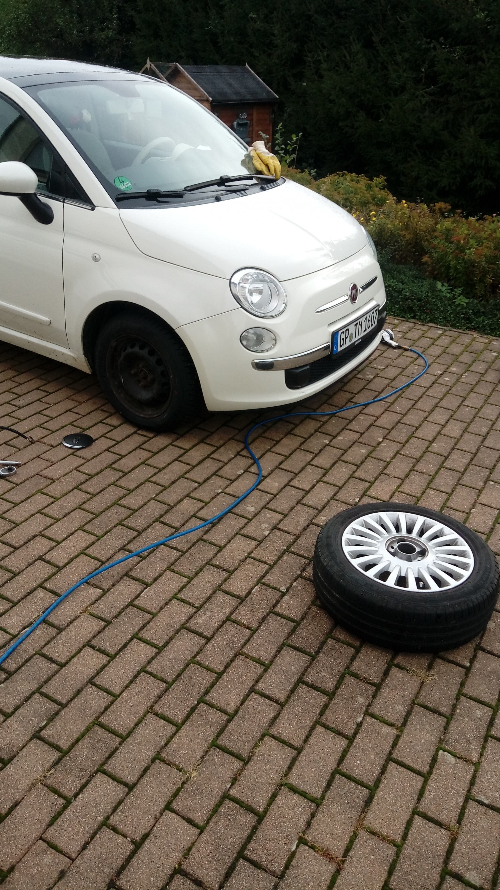 500er hat jetzt auch seine Winterschuhe