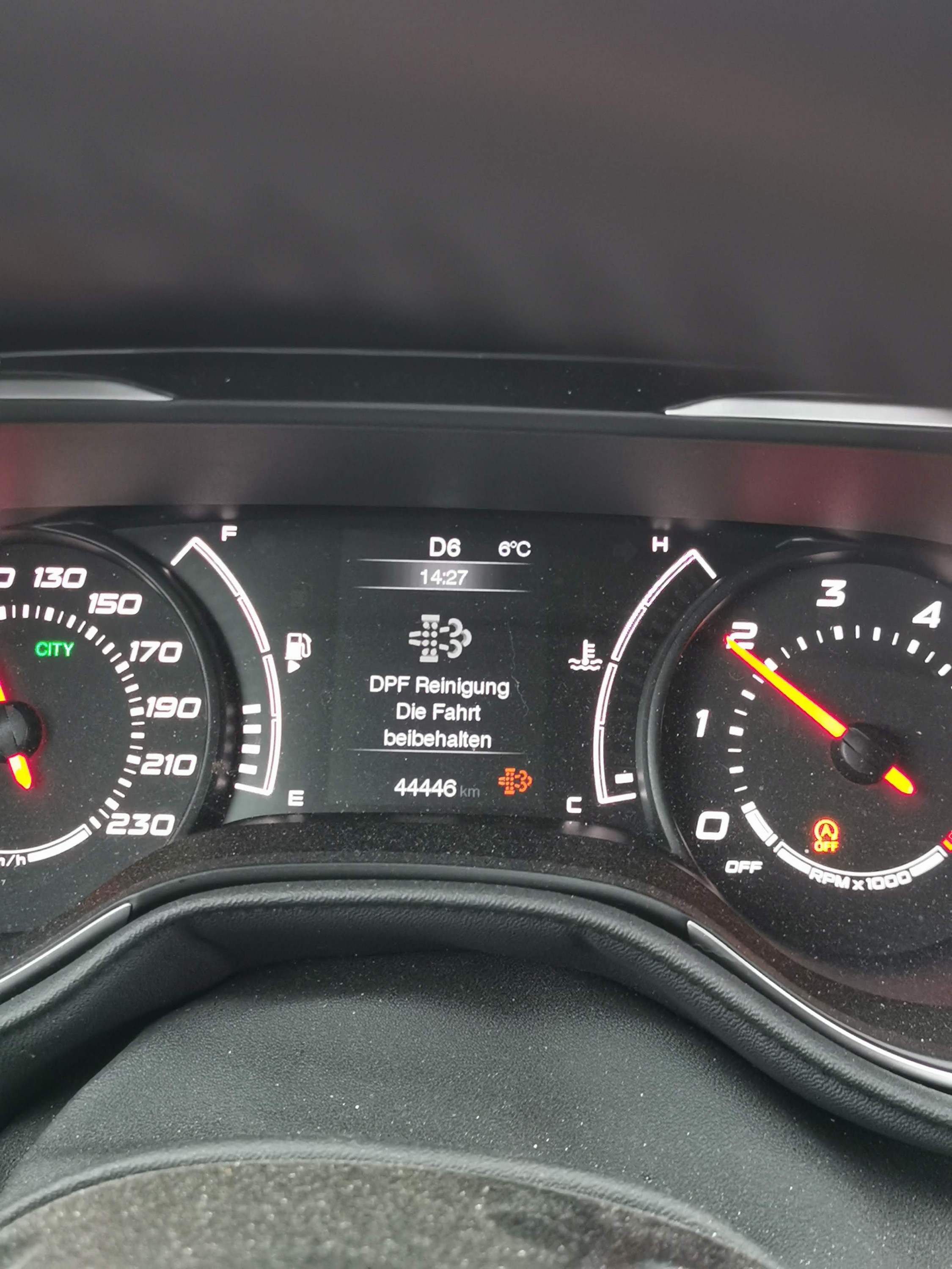 Auch noch nicht gesehen, die DPF Reinigung :D