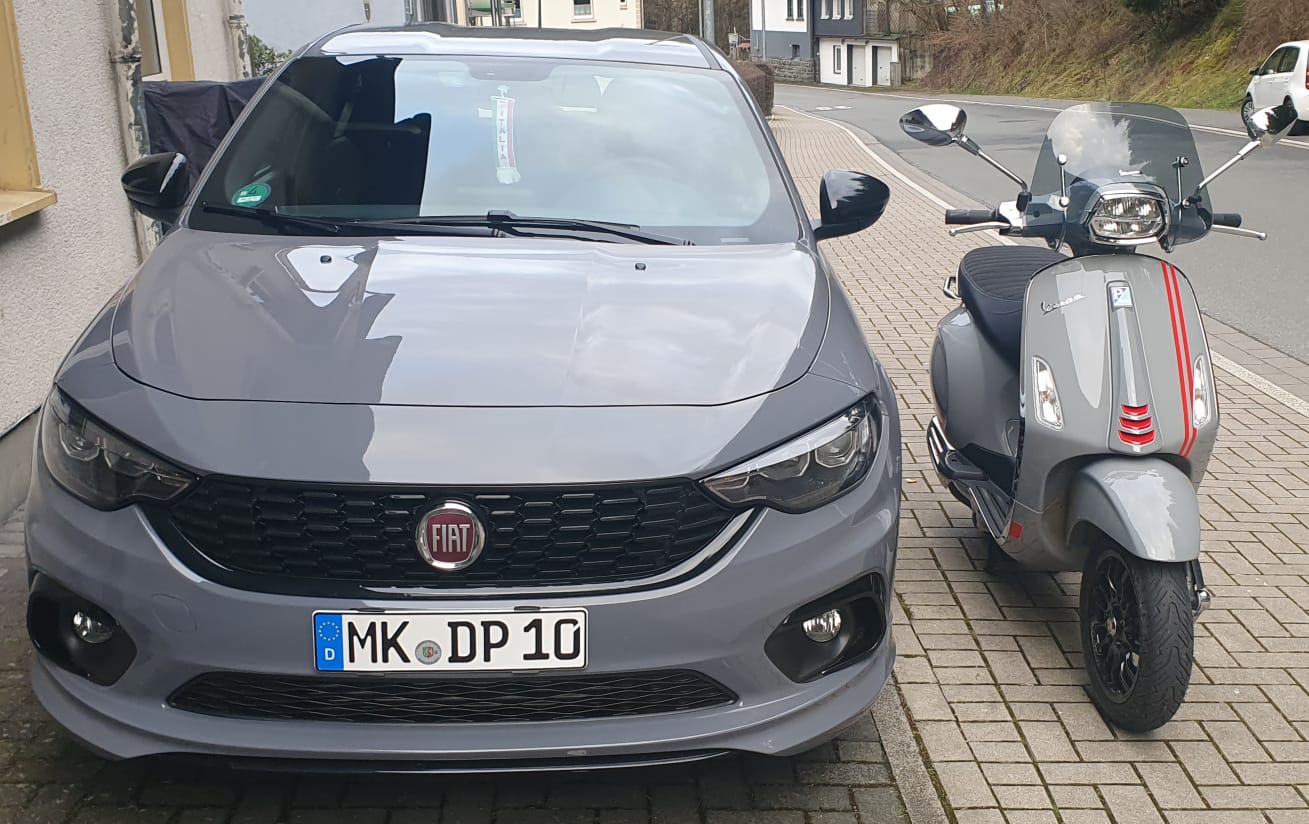 Fiat Tipo Sport & Vespa Sprint Sport❤