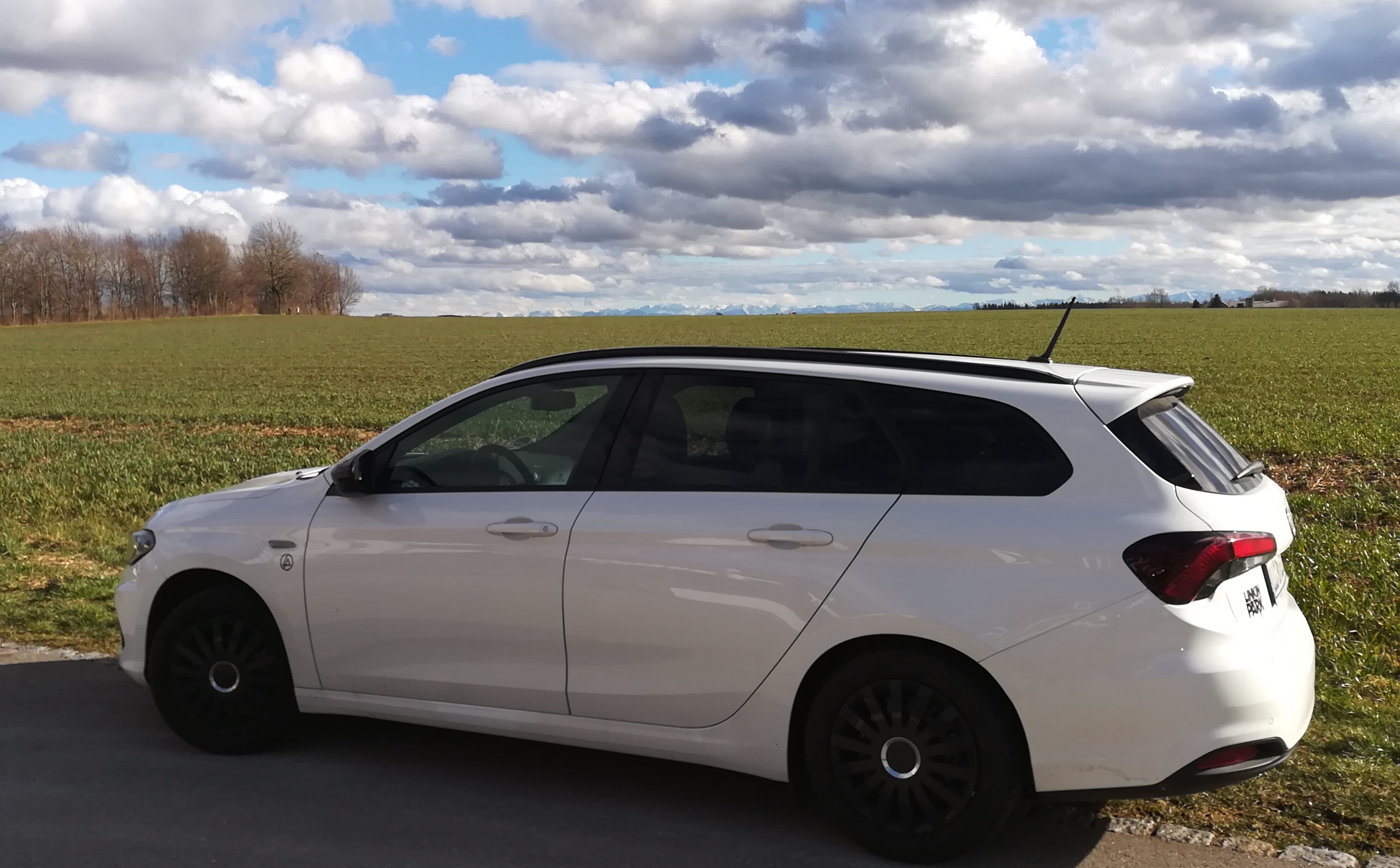 Zugspitze leicht bewölkt