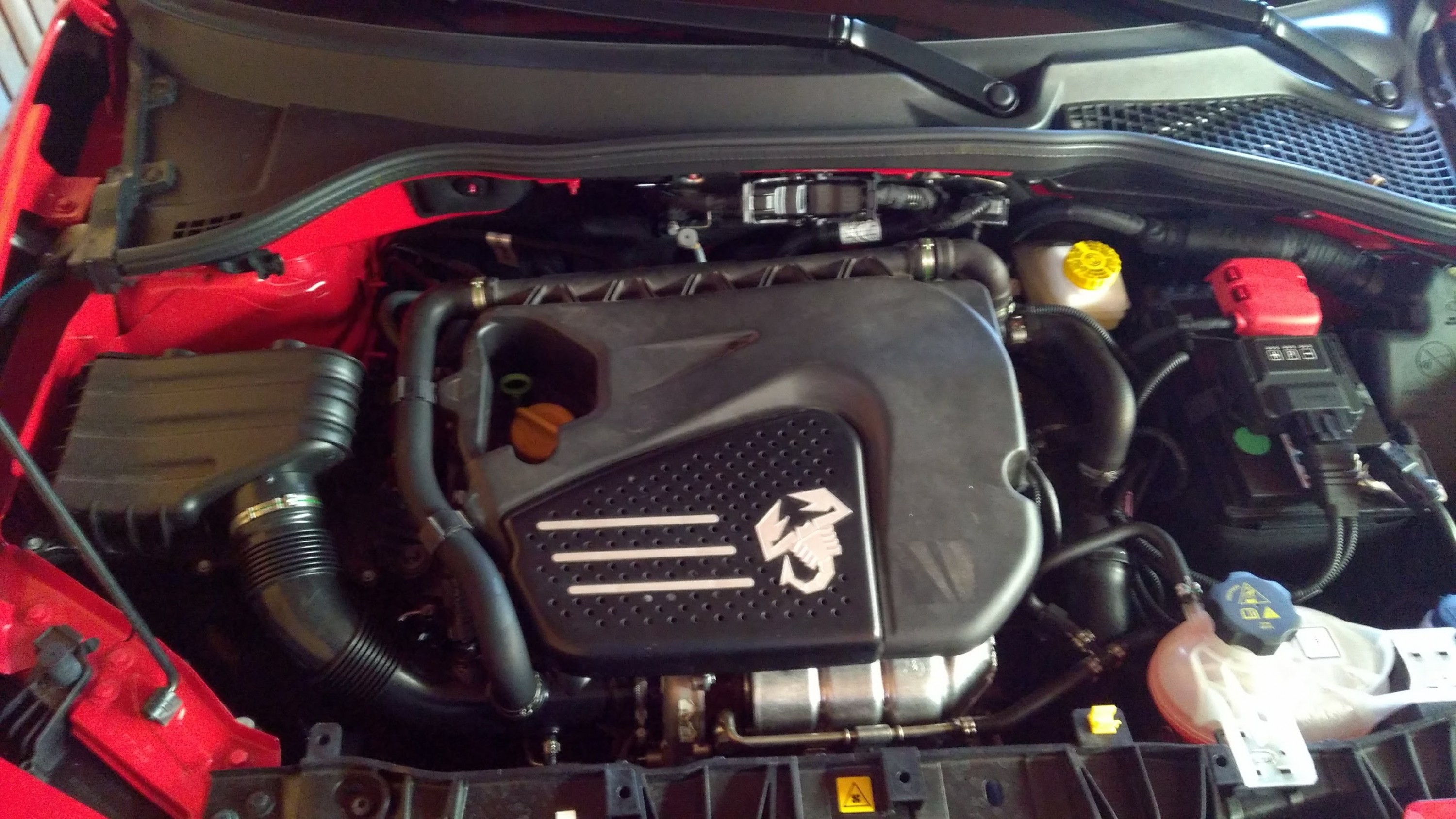 Motorabdeckung Abarth