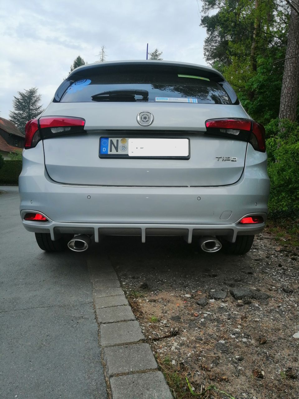 Schönes Heck vorher