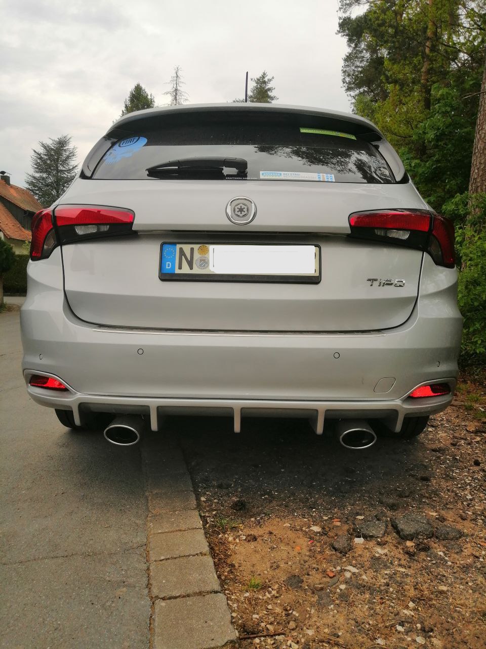 Schöneres Heck nachher