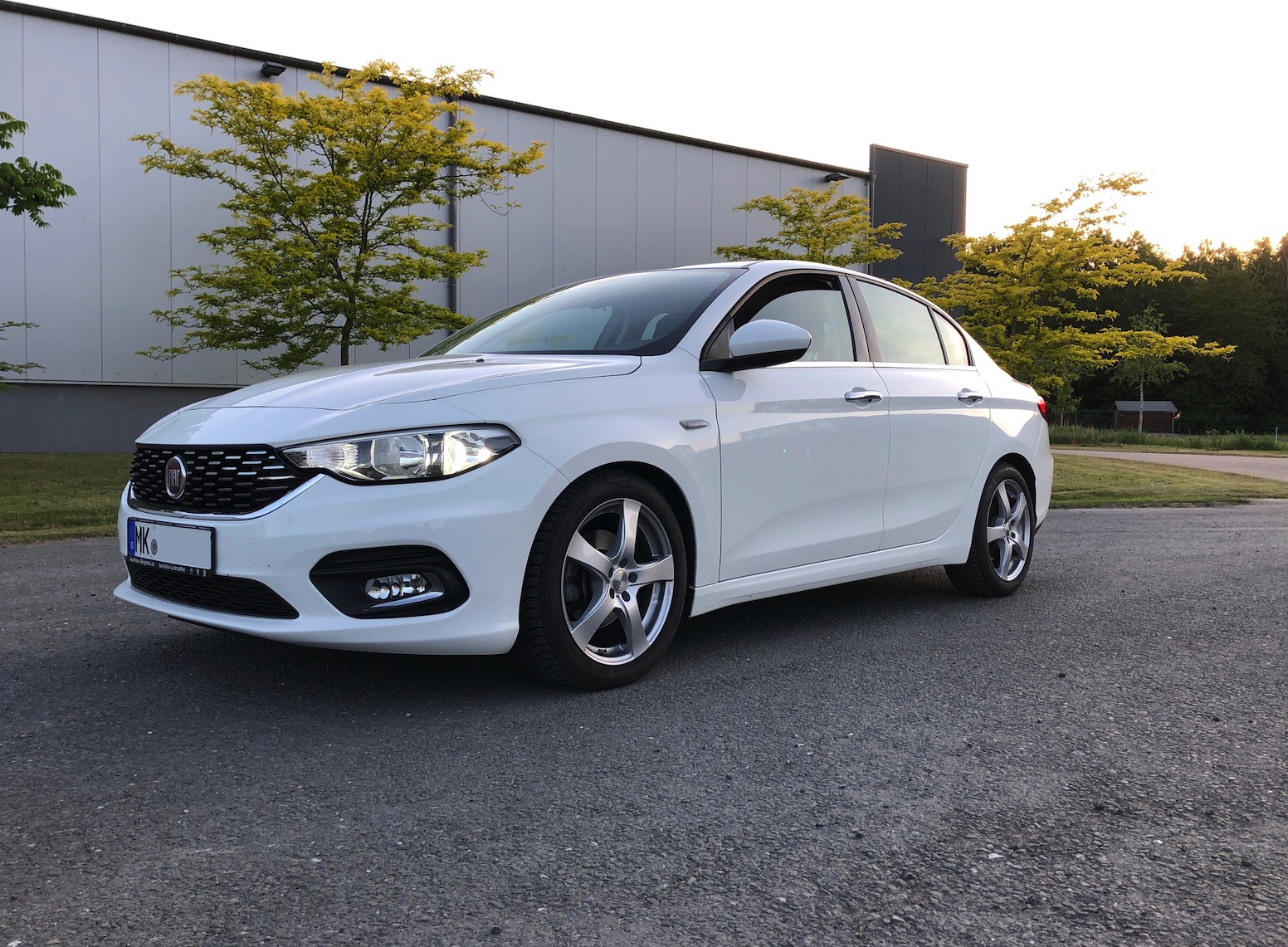 Einbau H&R Sportfedern in 1.6er MJ Limo auf 7x17"